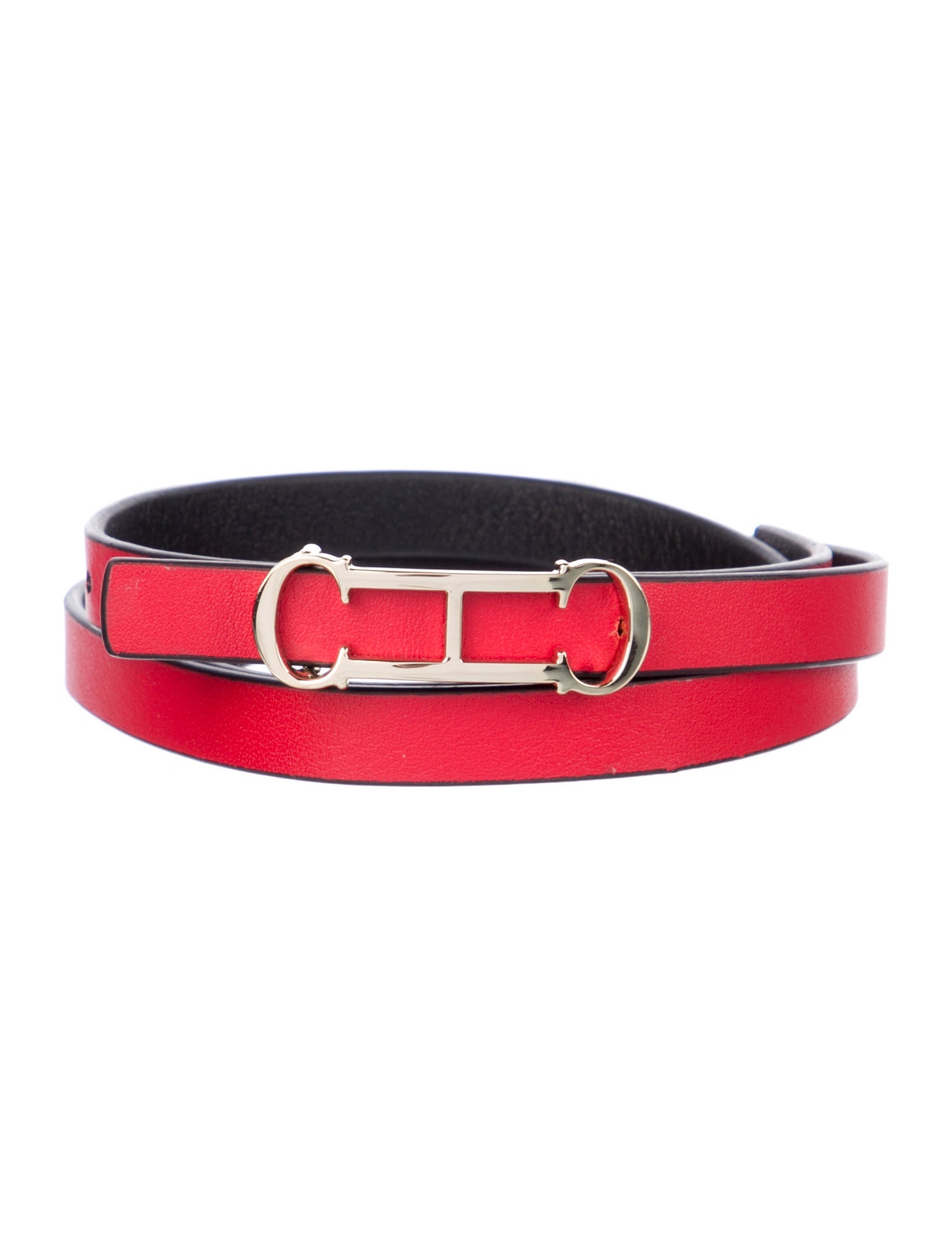 Carolina Herrera Skinny Leather Belt