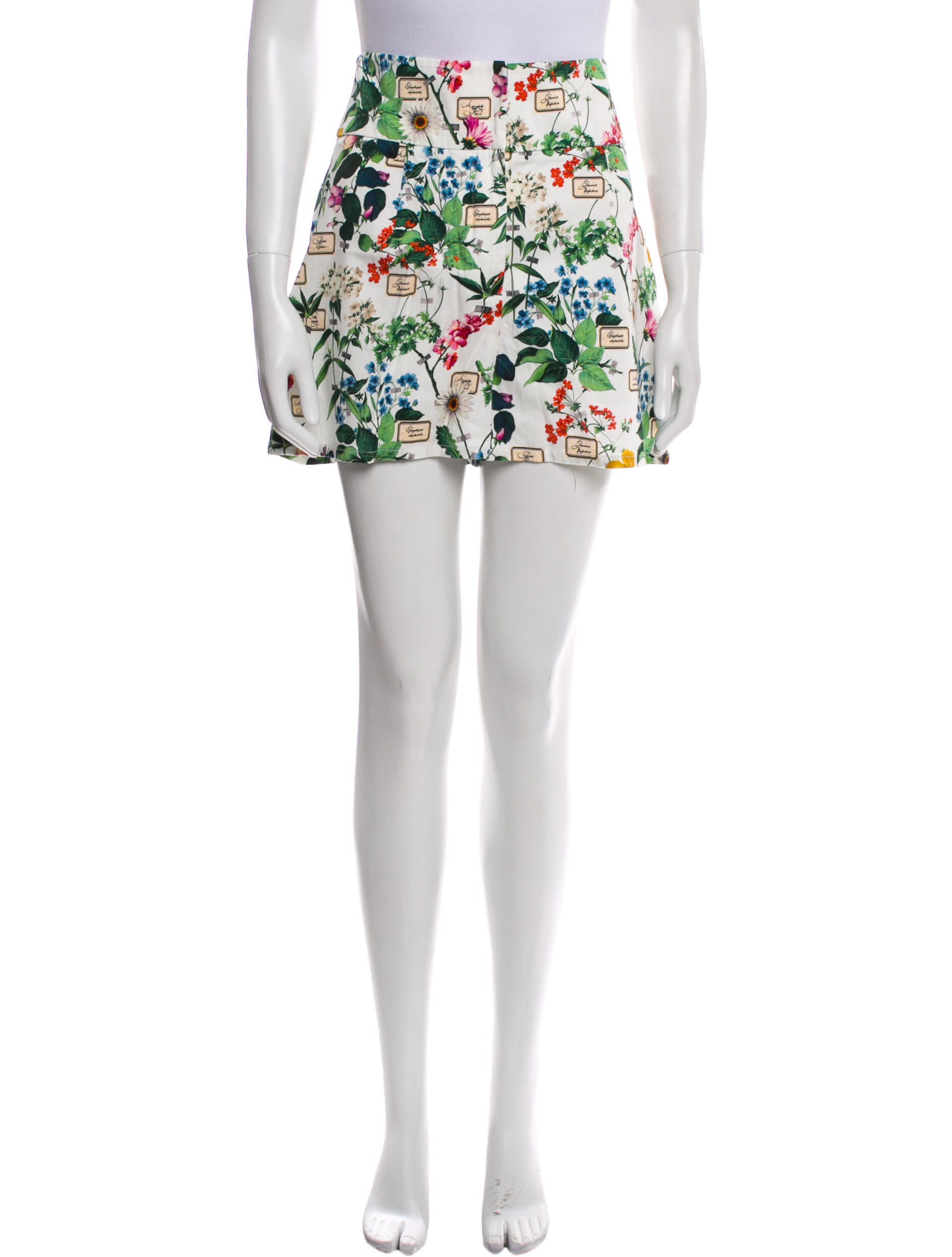 Carolina Herrera Printed Mini Shorts