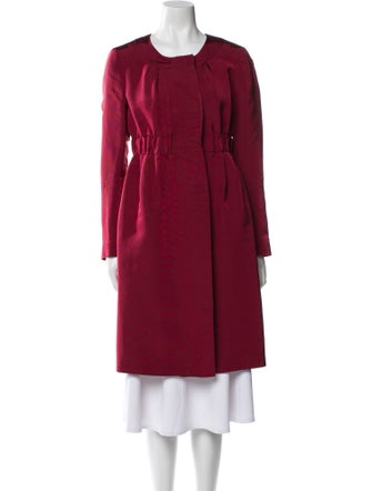 Carolina Herrera Silk Coat