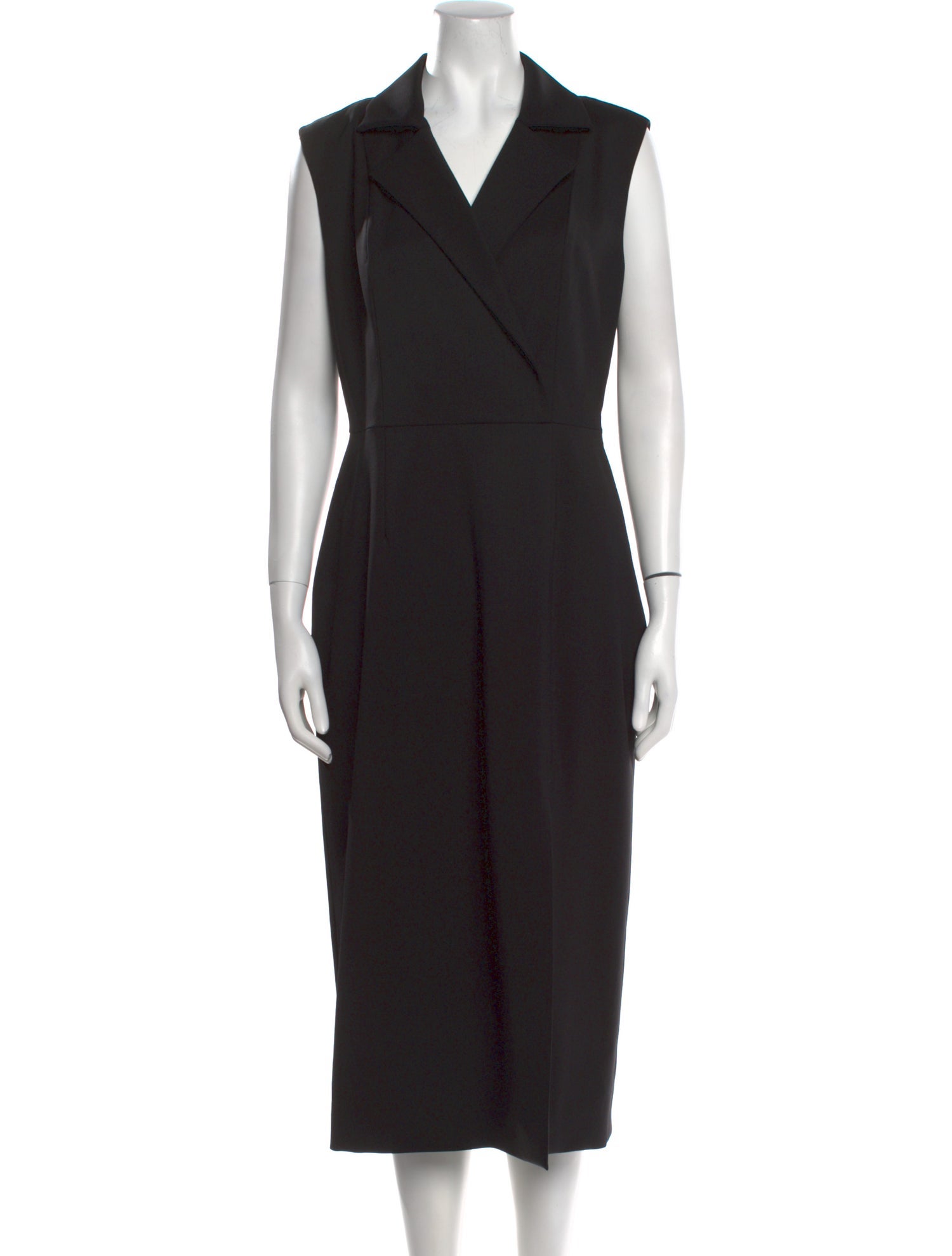 Carolina Herrera Virgin Wool Midi Length Dress w/ Tags