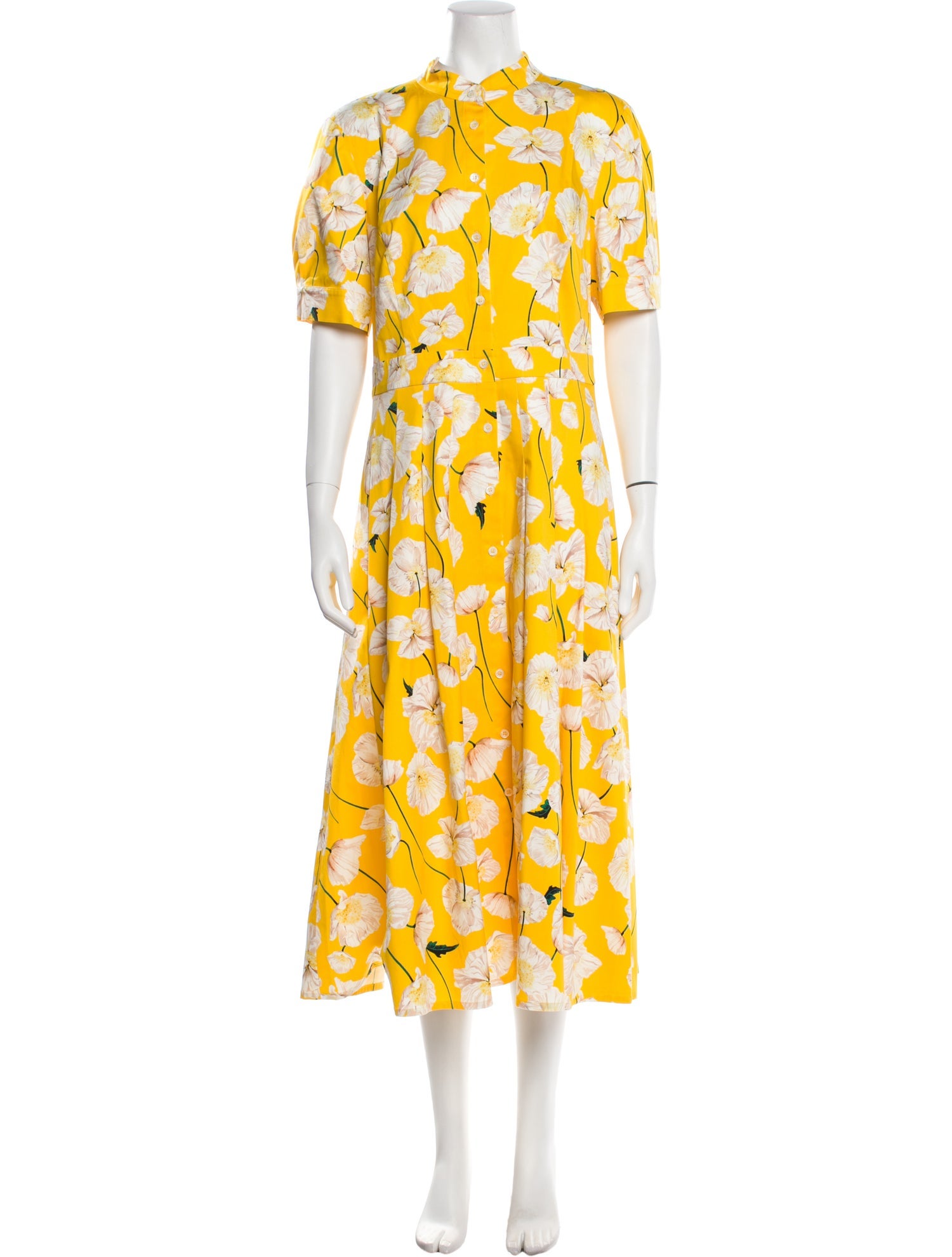 Carolina Herrera Floral Print Long Dress w/ Tags