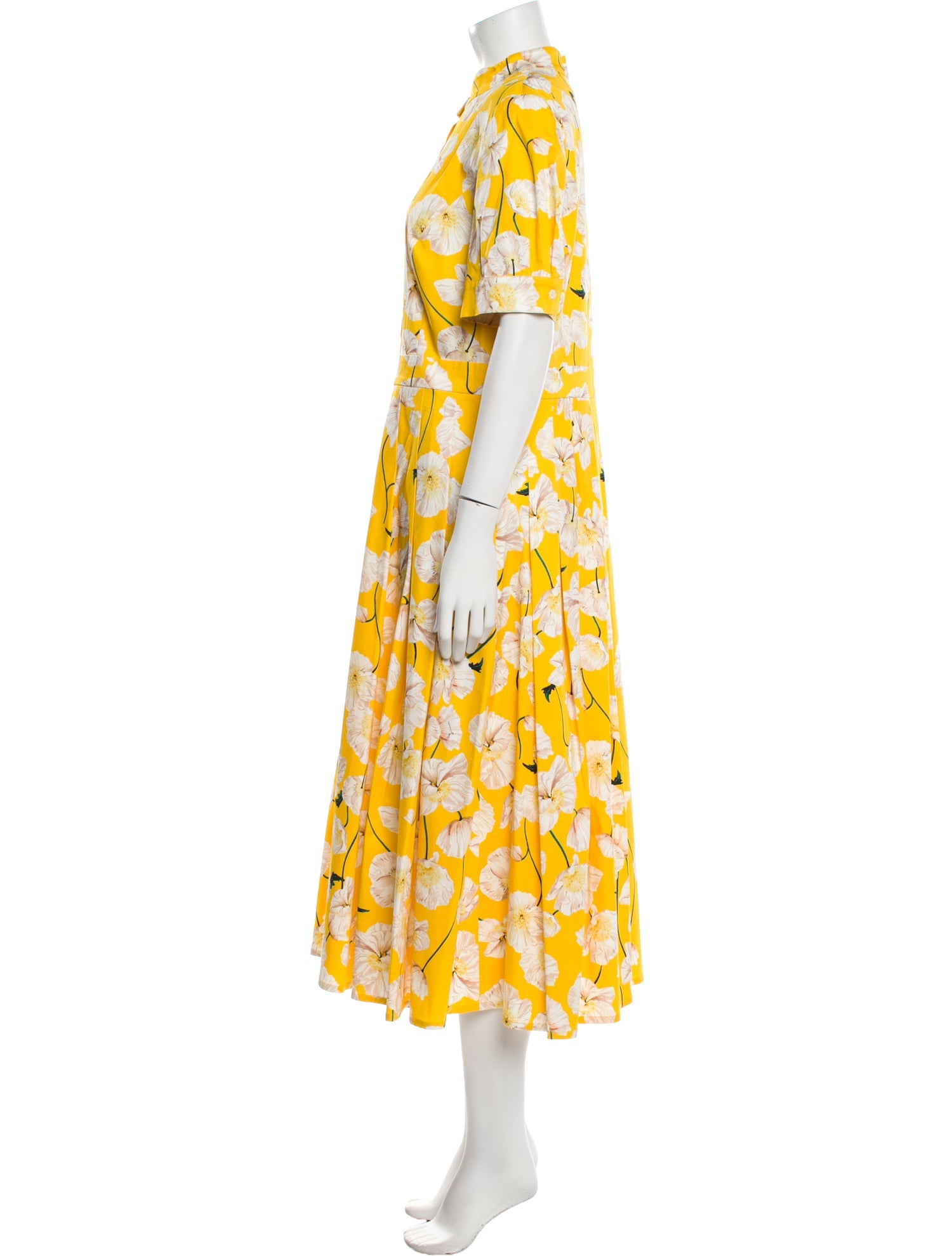 Carolina Herrera Floral Print Long Dress w/ Tags