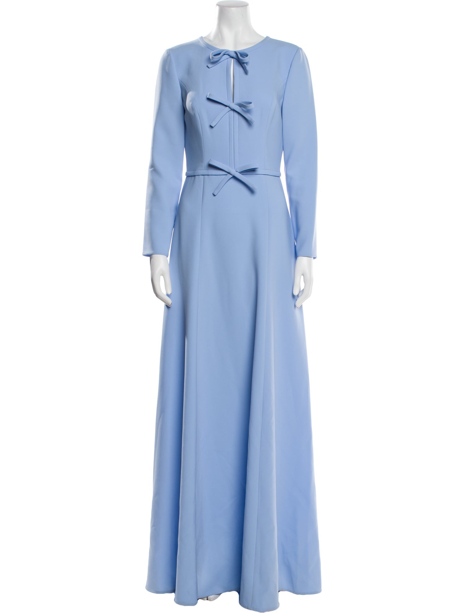 Carolina Herrera Crew Neck Long Dress