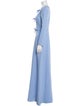 Carolina Herrera Crew Neck Long Dress