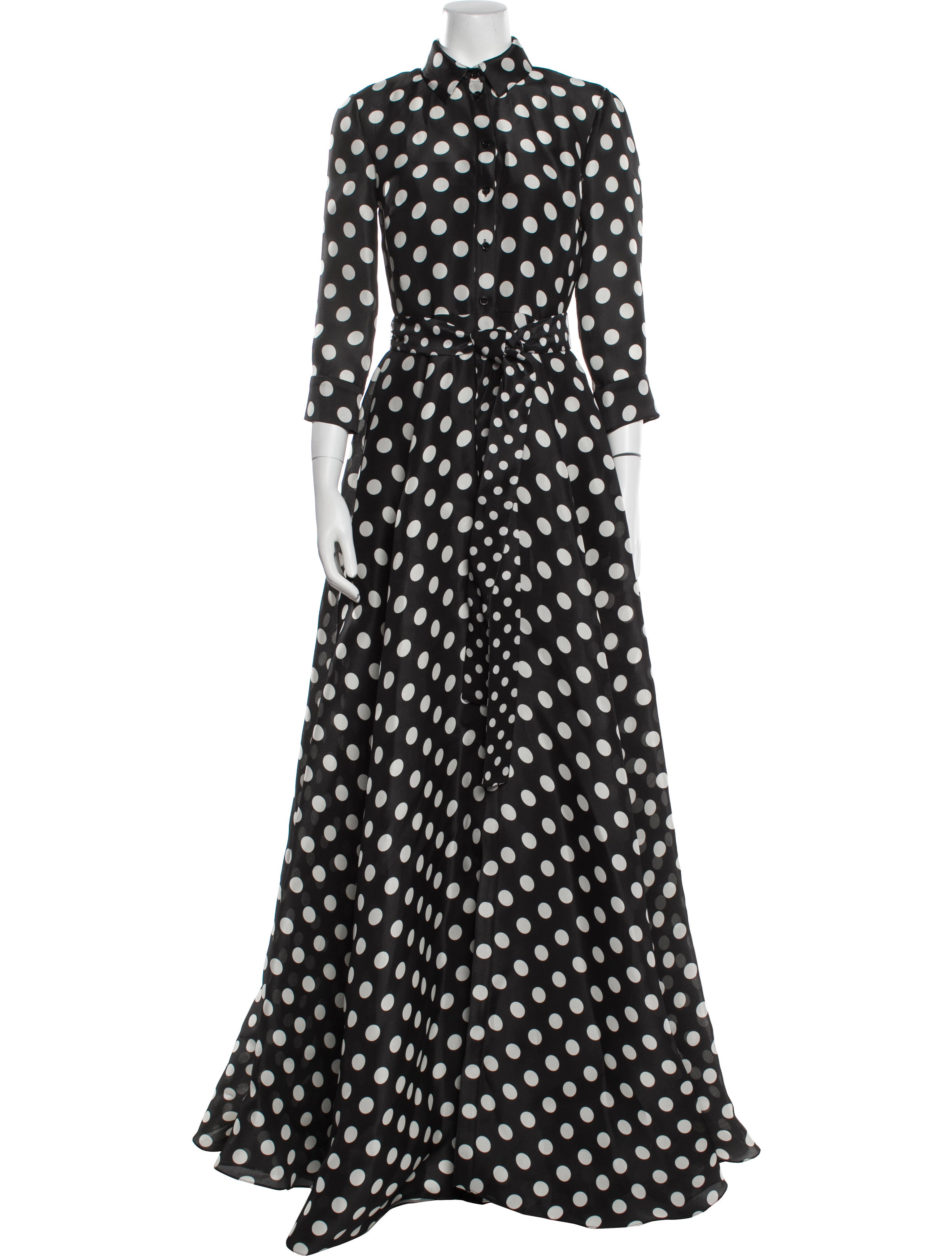 Carolina Herrera Silk Long Dress w/ Tags