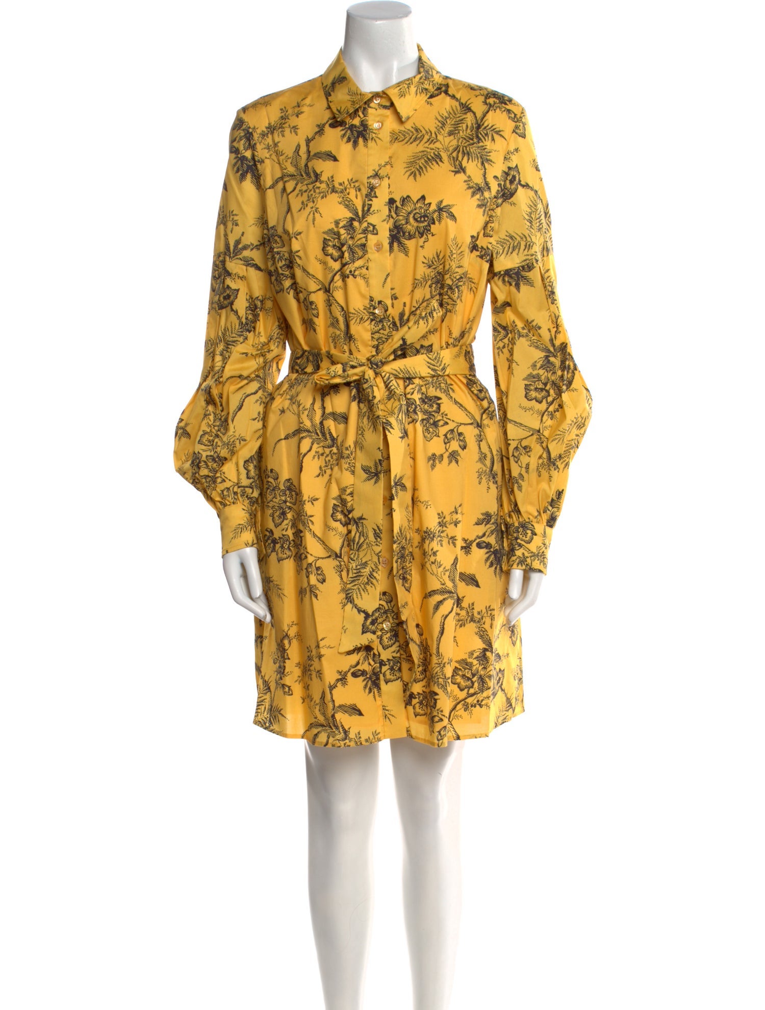 Carolina Herrera Floral Print Mini Dress w/ Tags