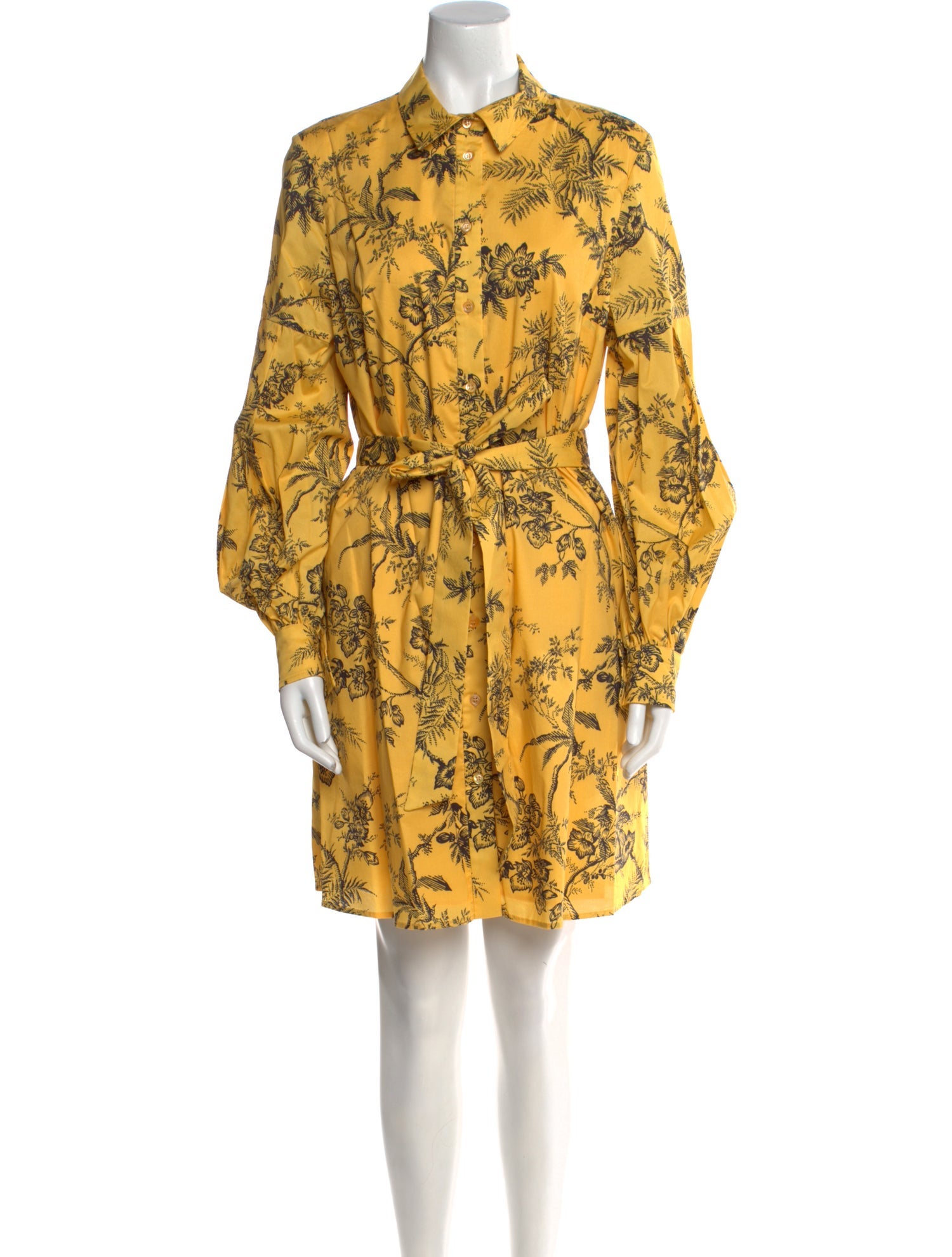 Carolina Herrera Floral Print Mini Dress w/ Tags