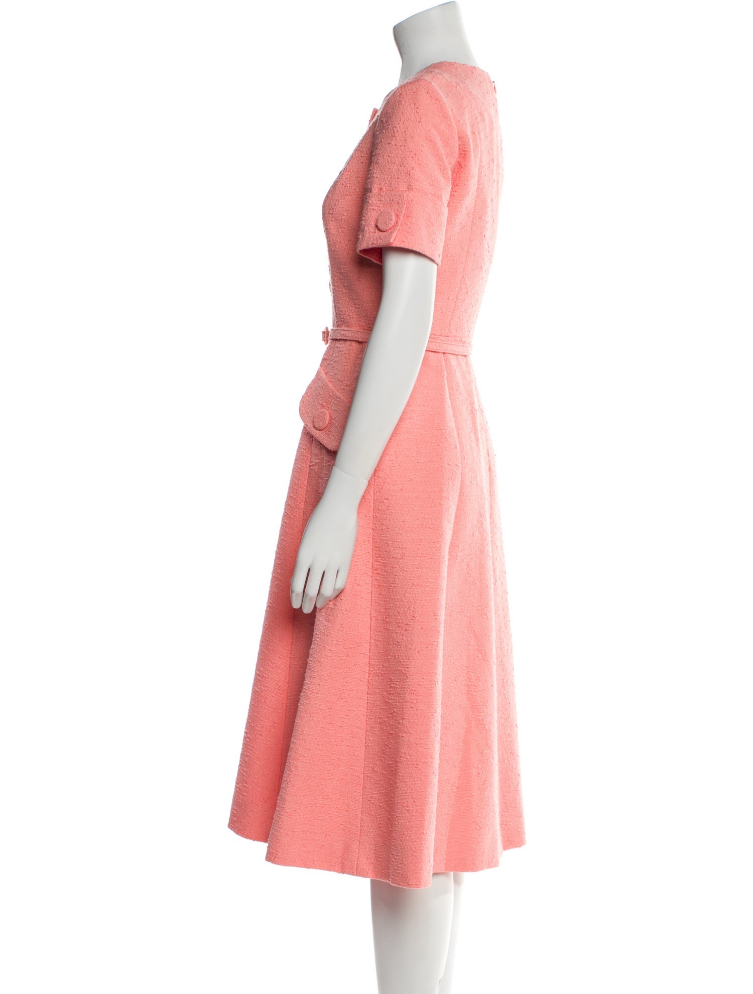 Carolina Herrera Crew Neck Midi Length Dress w/ Tags