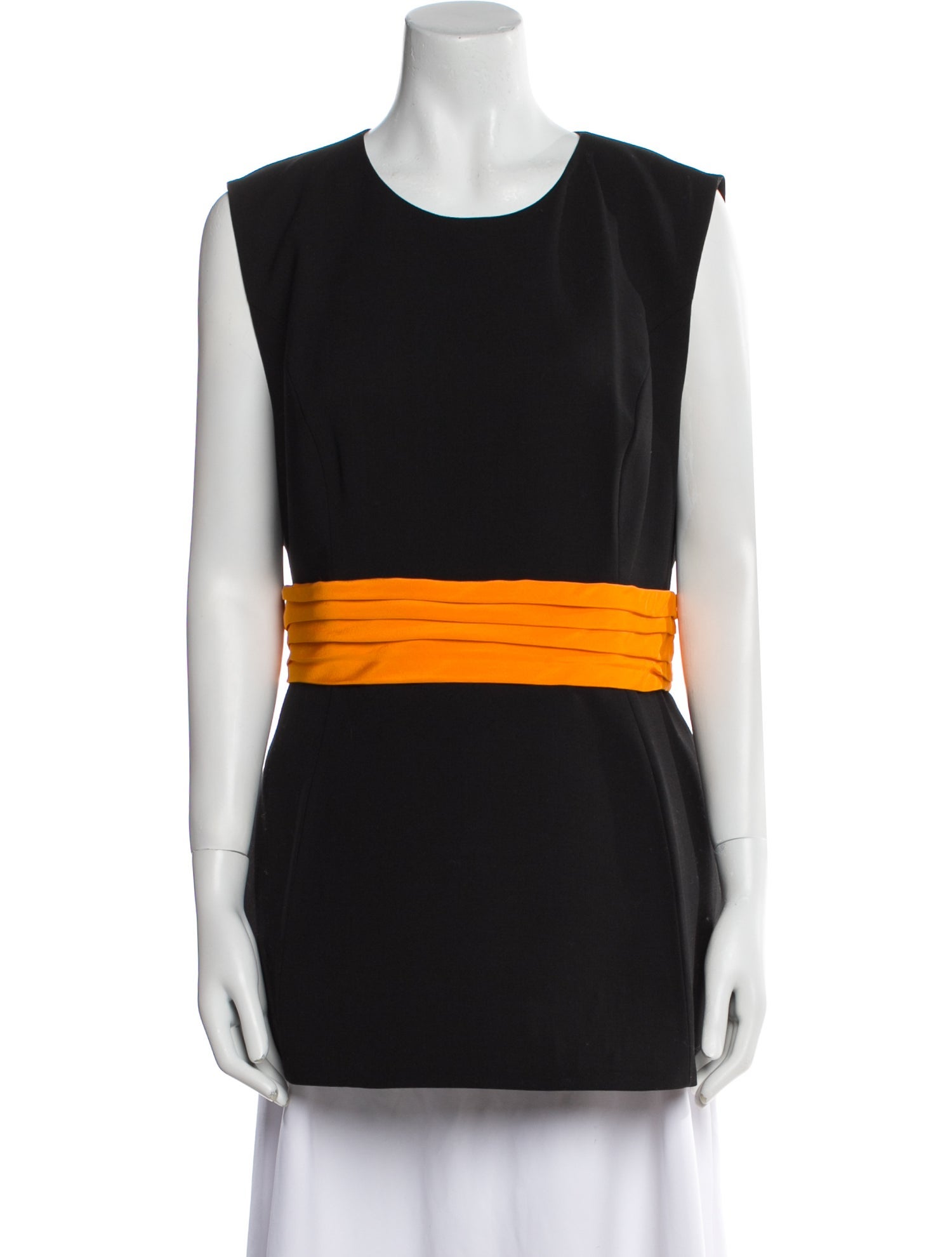 Carolina Herrera Virgin Wool Colorblock Pattern Tunic w/ Tags