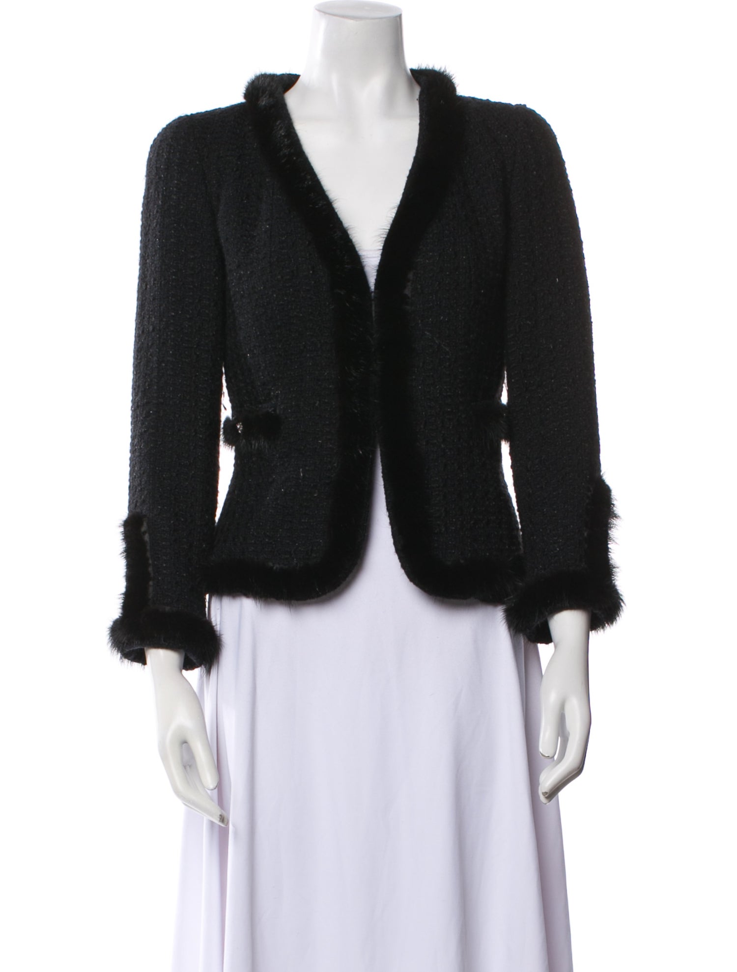 Carolina Herrera Faux Fur Jacket