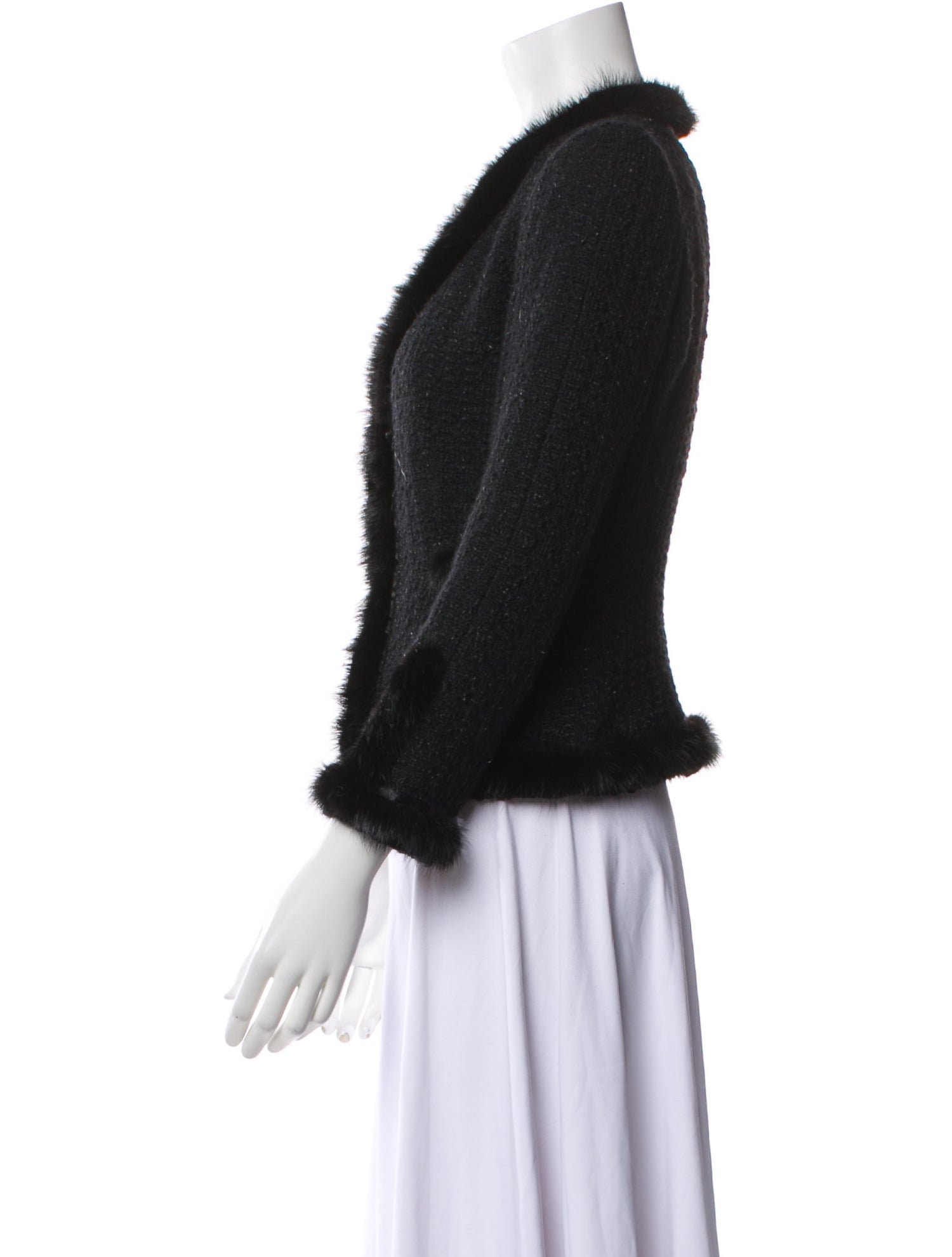 Carolina Herrera Faux Fur Jacket