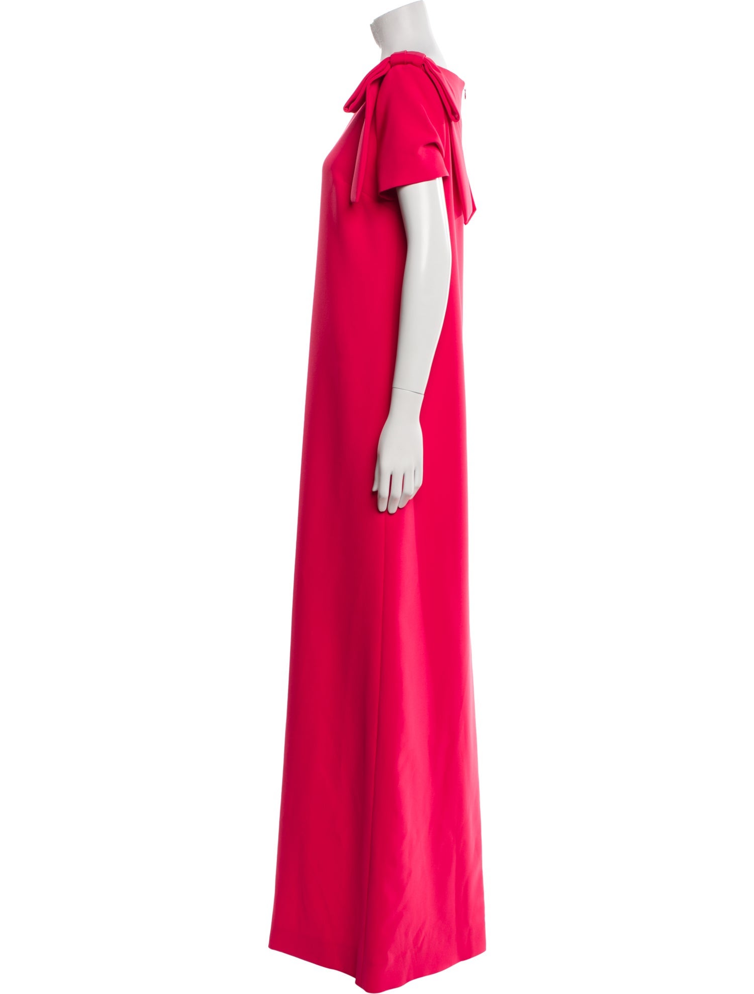 Carolina Herrera Bateau Neckline Long Dress w/ Tags