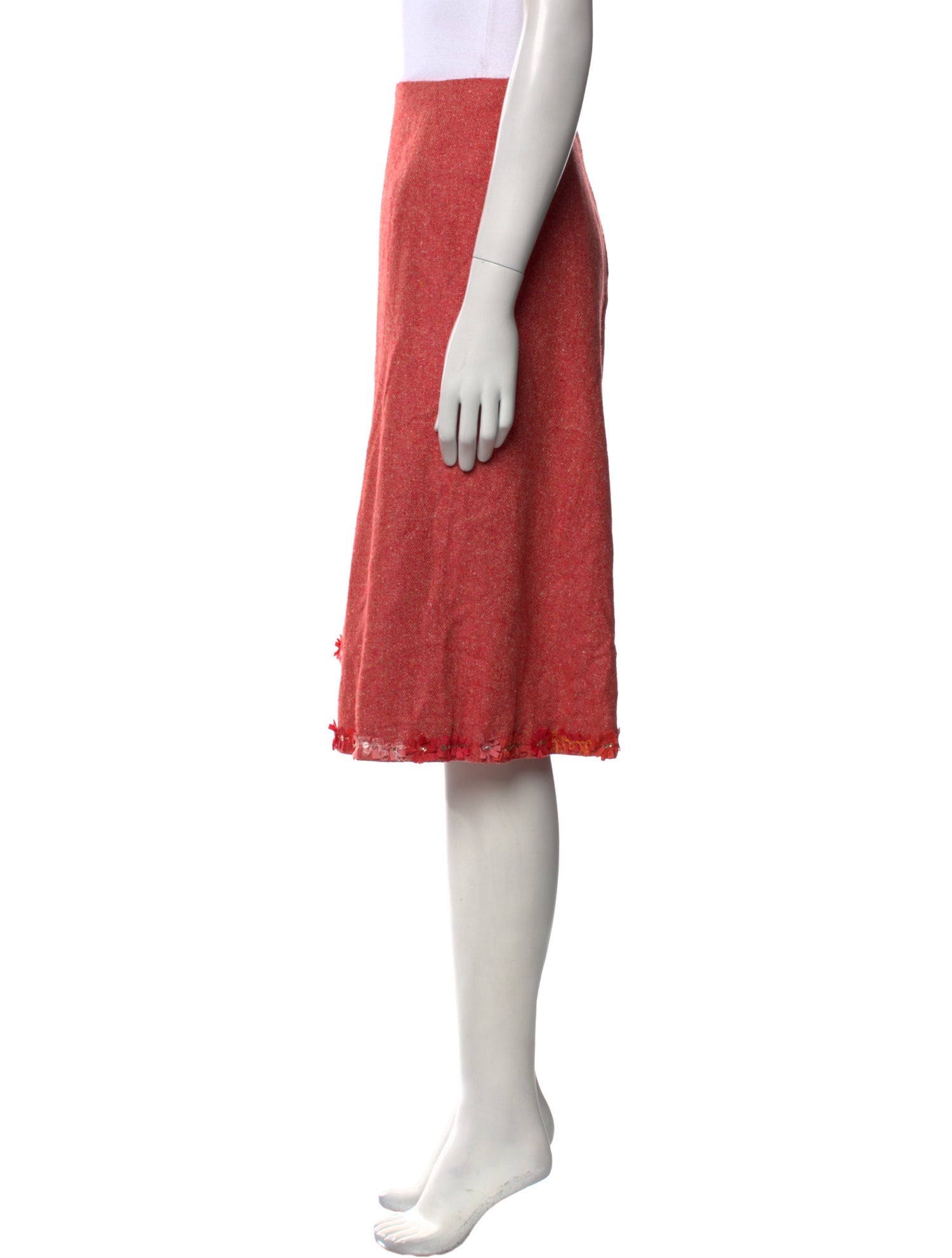 Carolina Herrera Wool Knee-Length Skirt