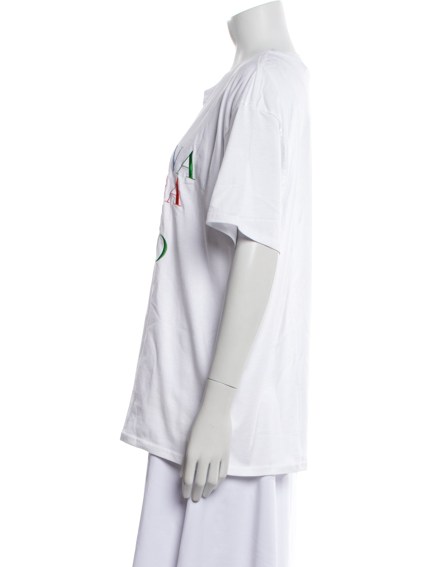 Carolina Herrera Graphic Print Crew Neck T-Shirt w/ Tags