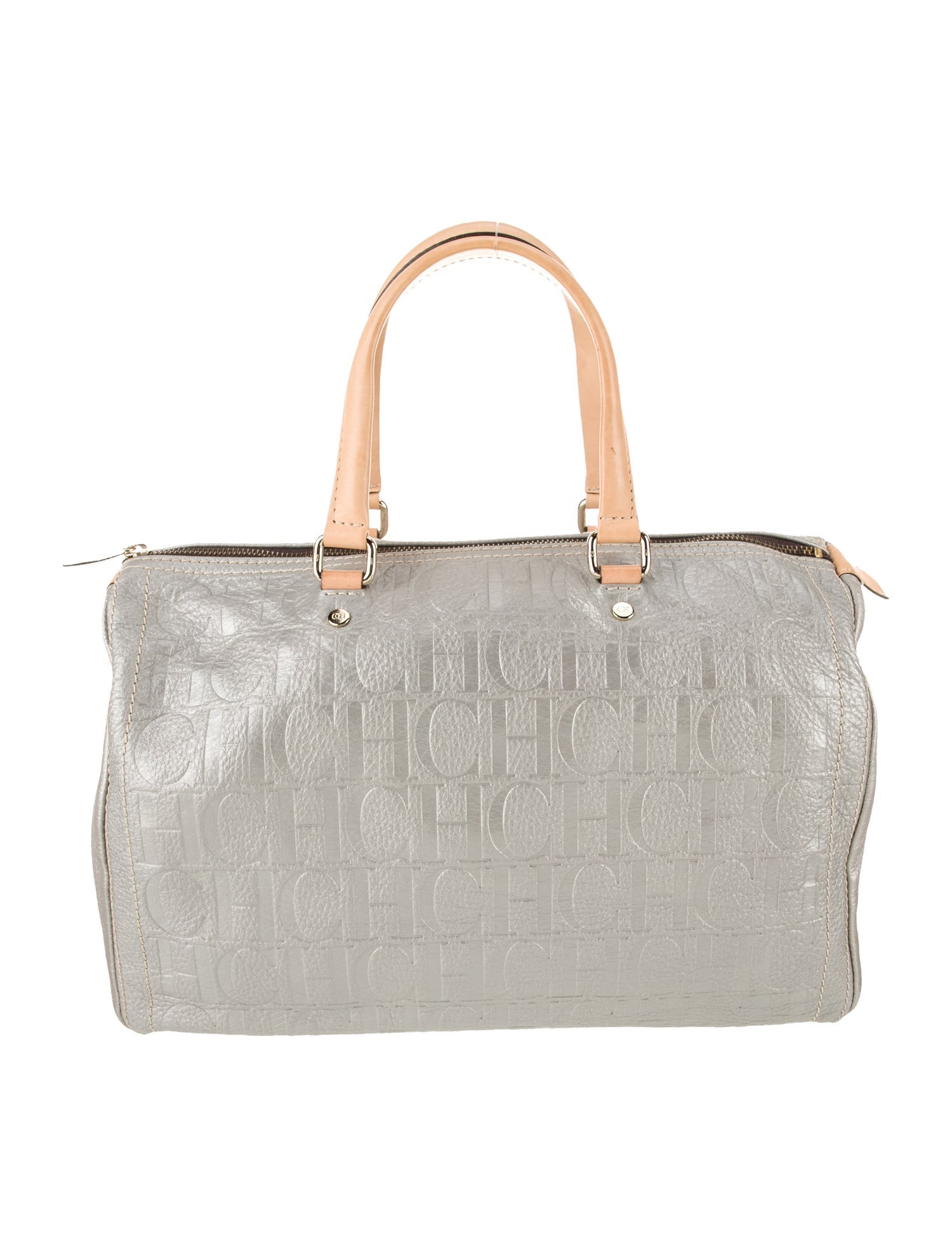 Carolina Herrera Leather Top Handle Bag