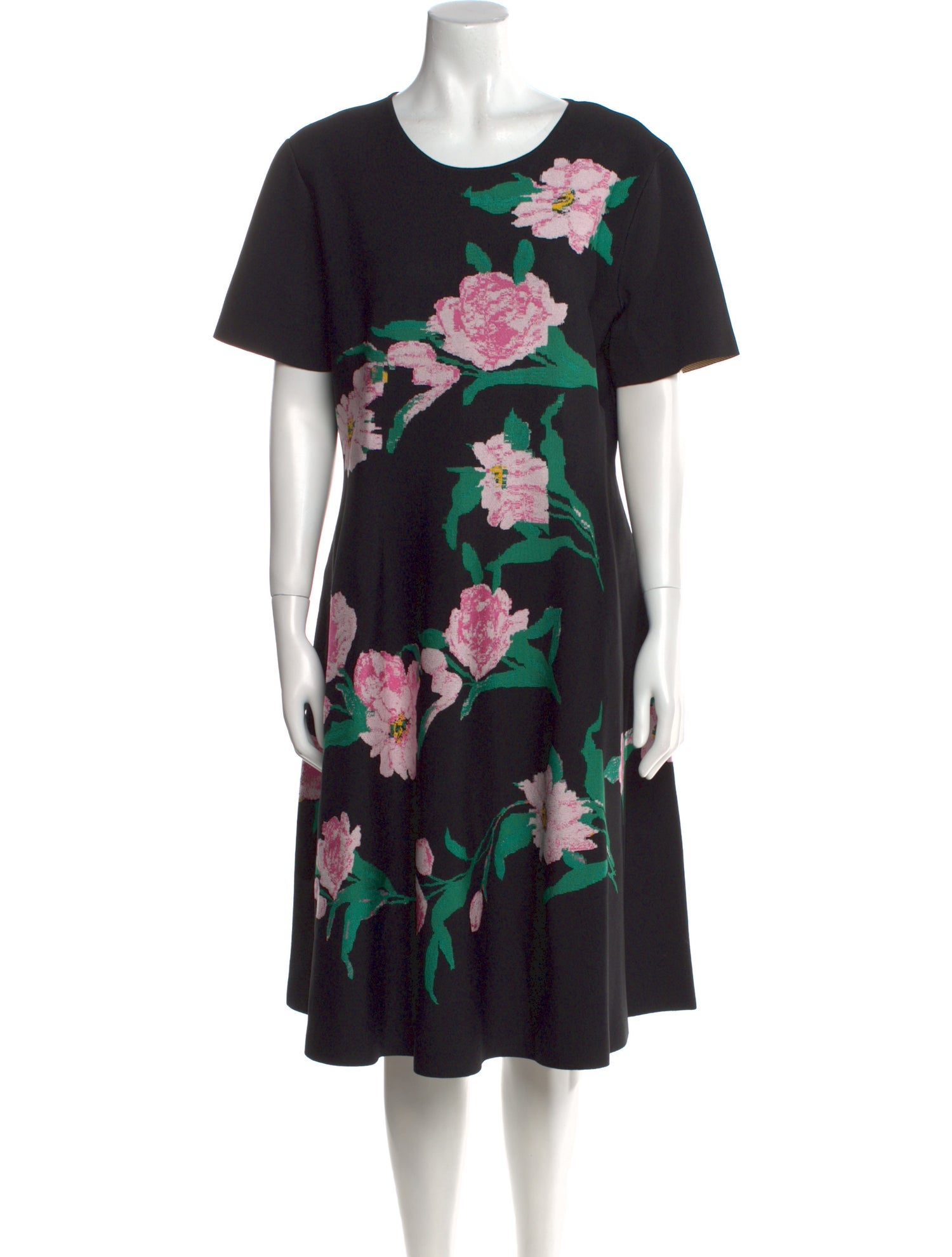 Carolina Herrera Floral Print Midi Length Dress w/ Tags
