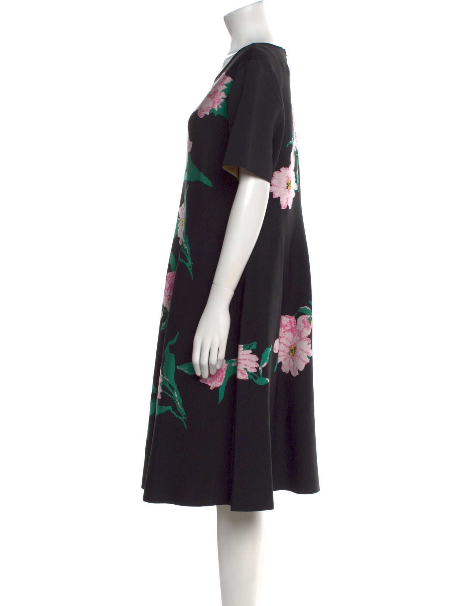 Carolina Herrera Floral Print Midi Length Dress w/ Tags