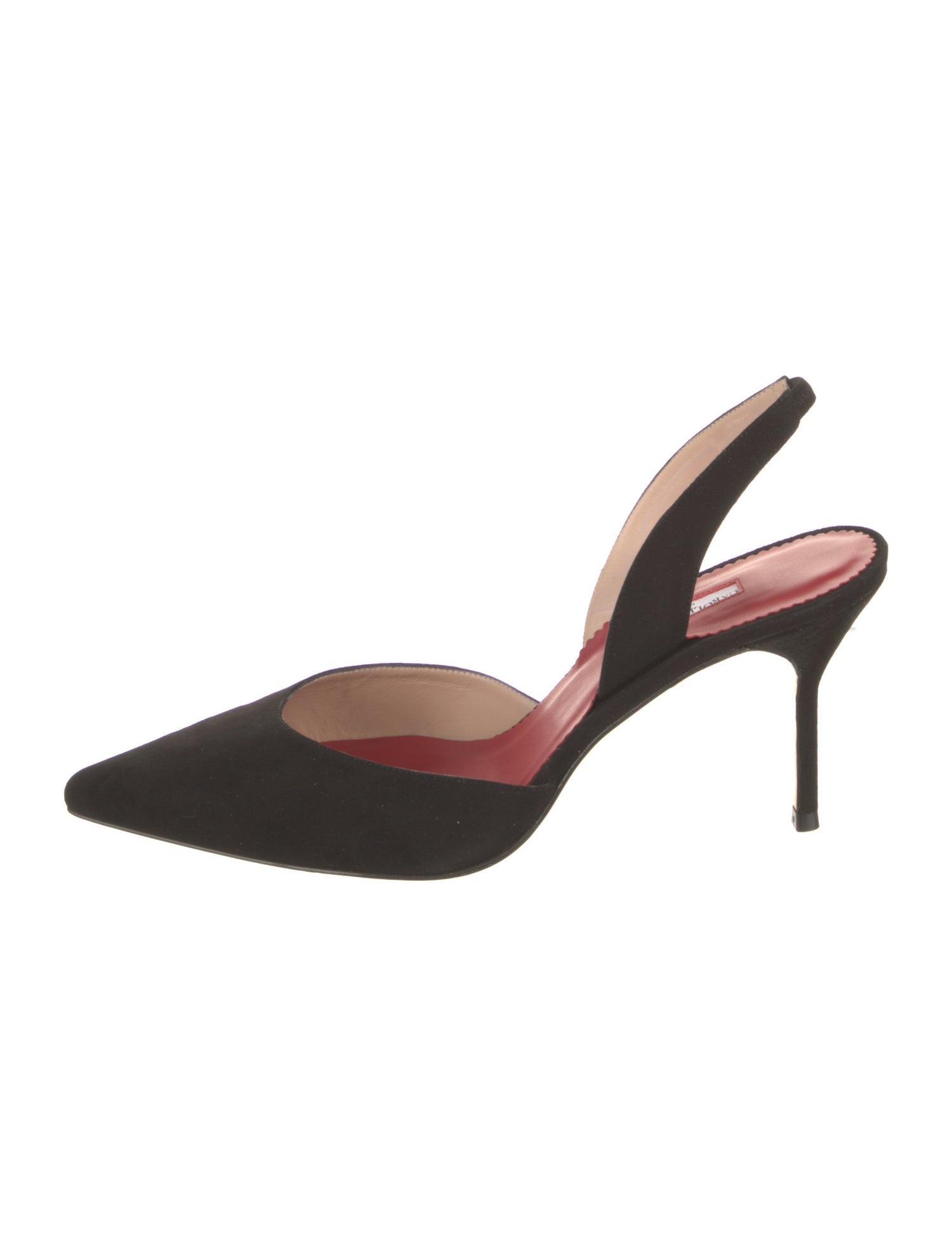 Carolina Herrera Suede Slingback Pumps