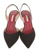 Carolina Herrera Suede Slingback Pumps