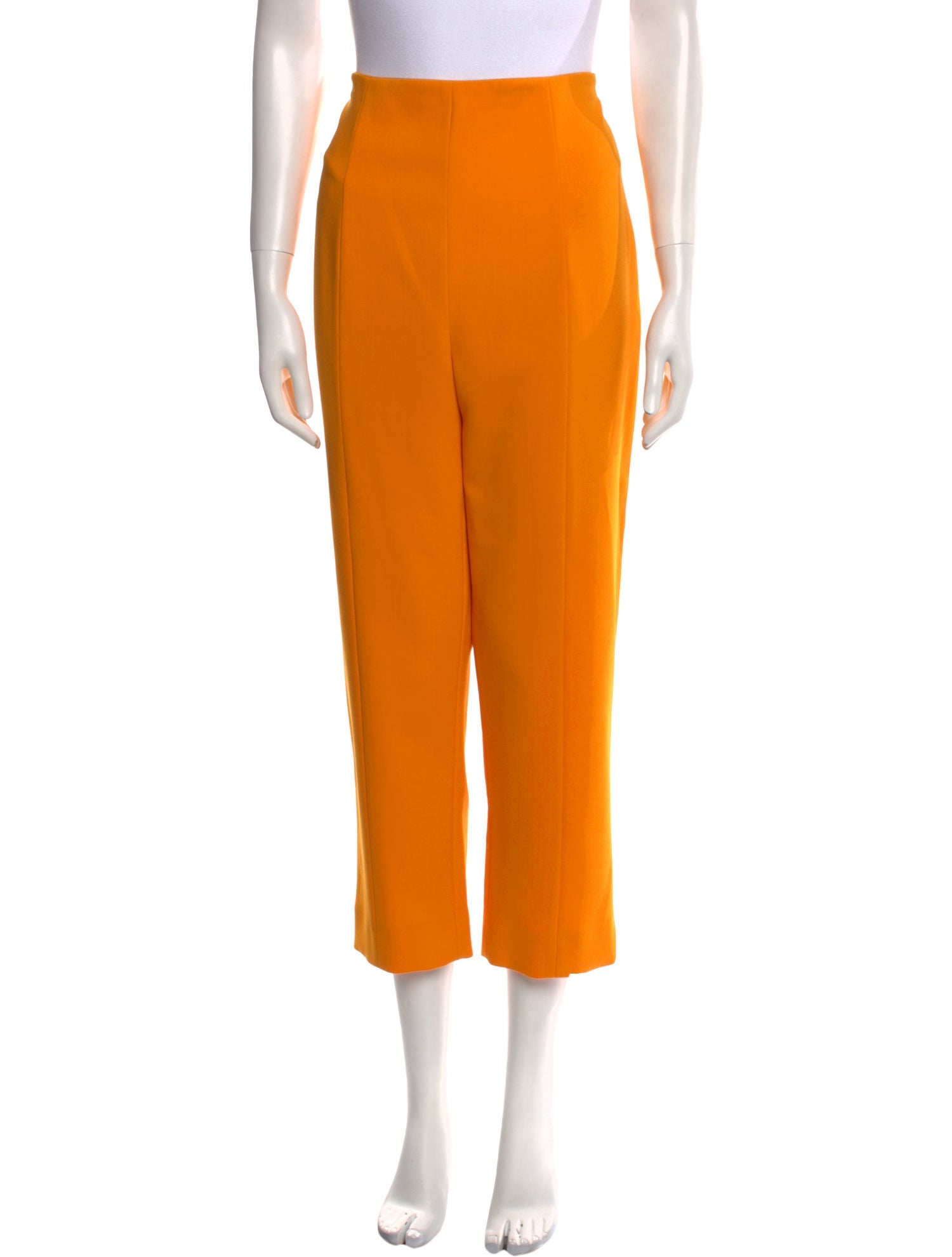 Carolina Herrera Virgin Wool Straight Leg Pants w/ Tags