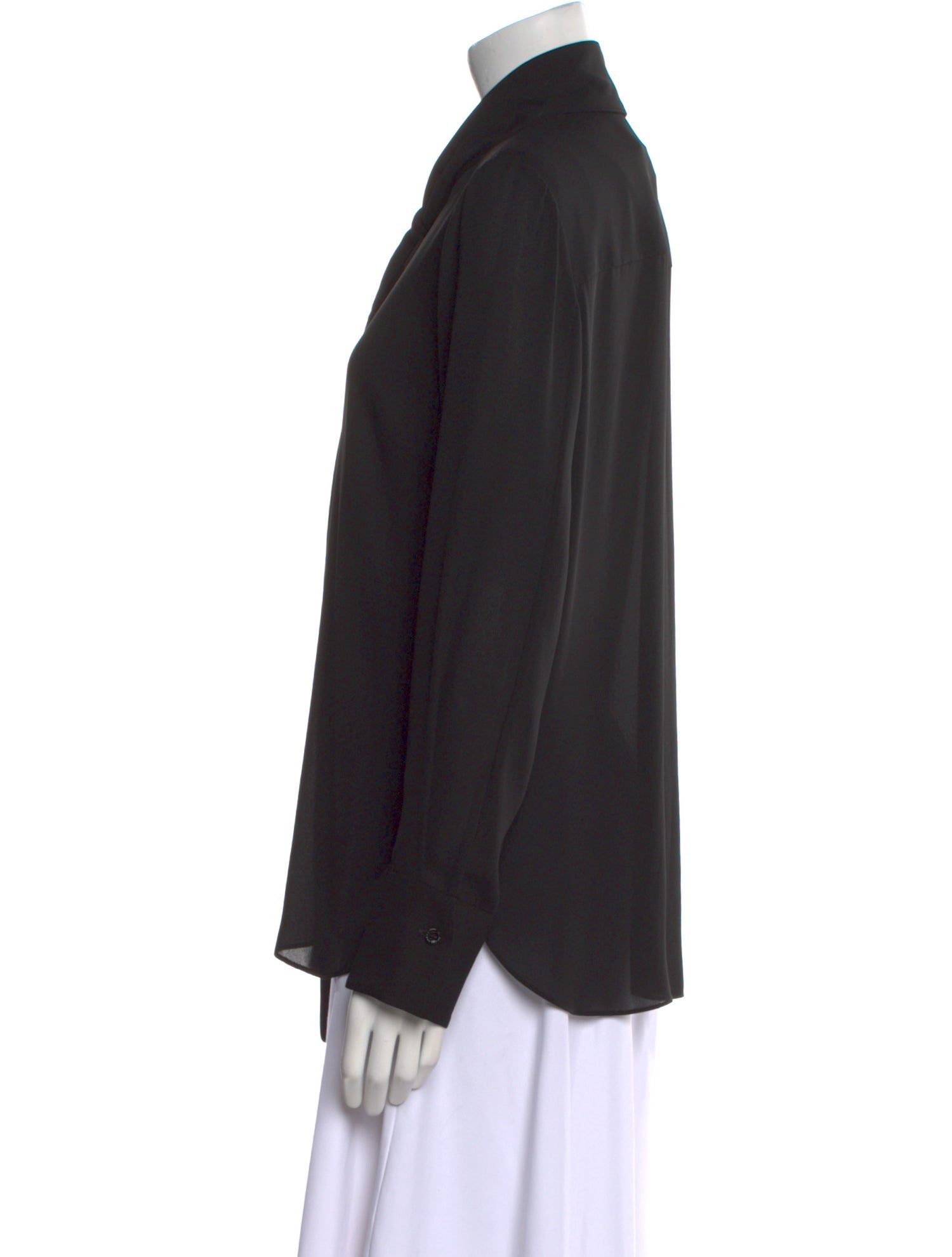 Carolina Herrera Mock Neck Long Sleeve Blouse w/ Tags