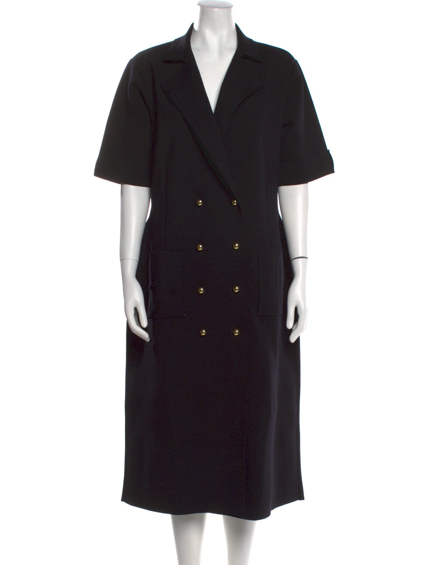 Carolina Herrera Virgin Wool Midi Length Dress w/ Tags