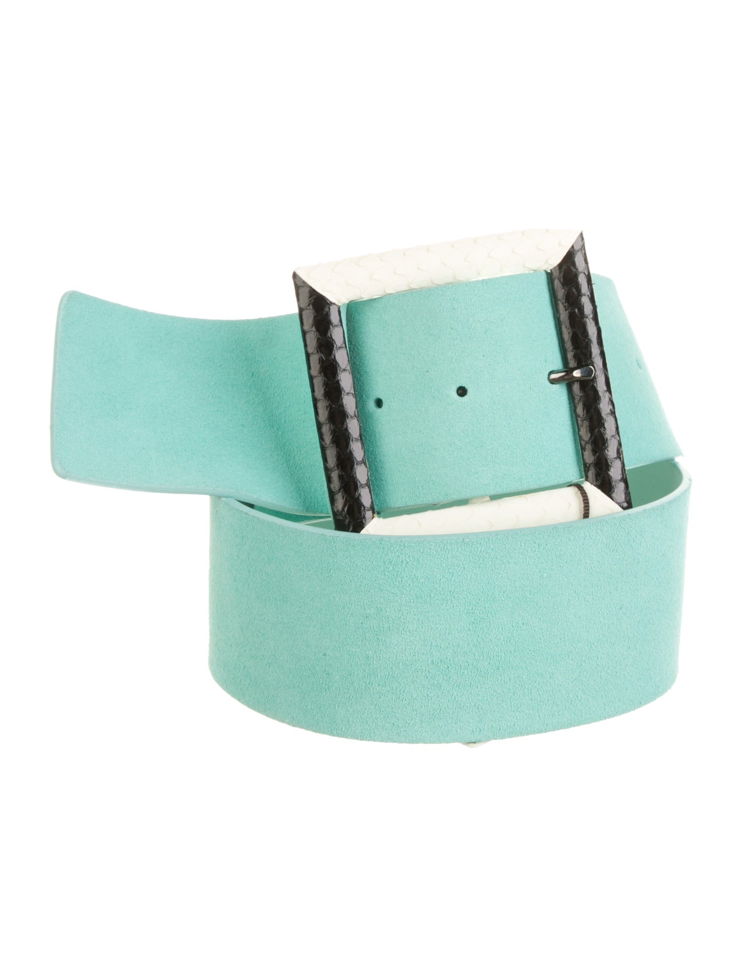 Carolina Herrera Wide Suede Waist Belt