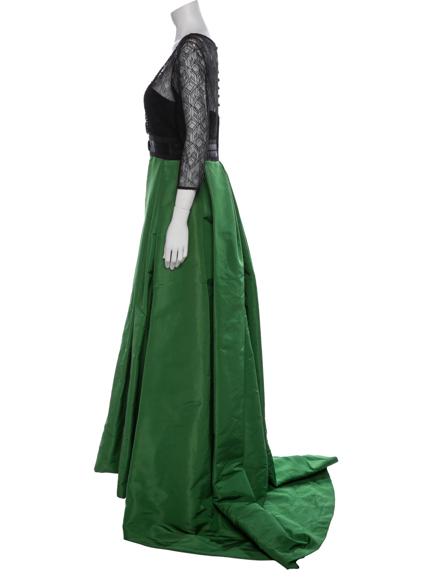 Carolina Herrera Lace Pattern Long Dress w/ Tags