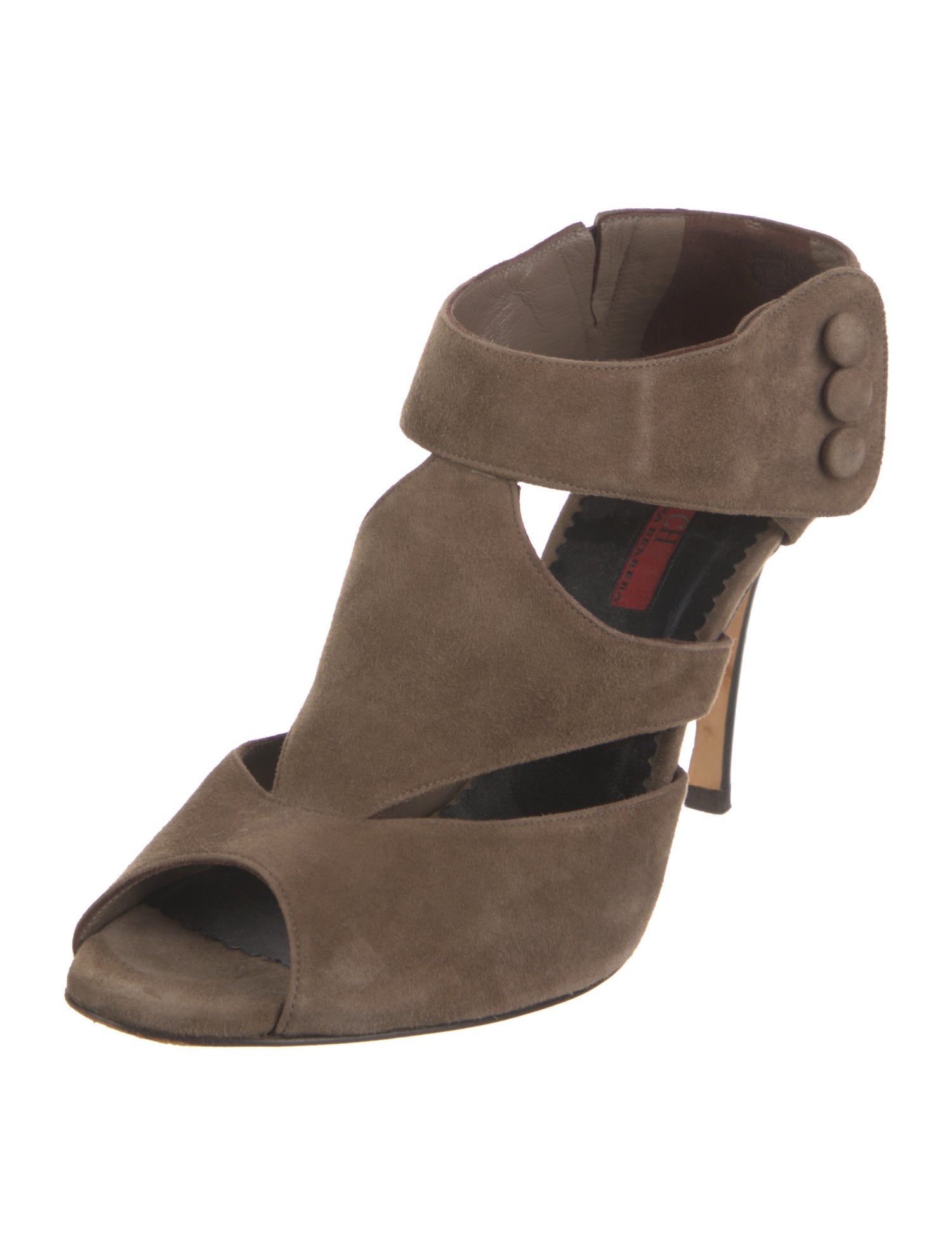 Carolina Herrera Suede Sandals