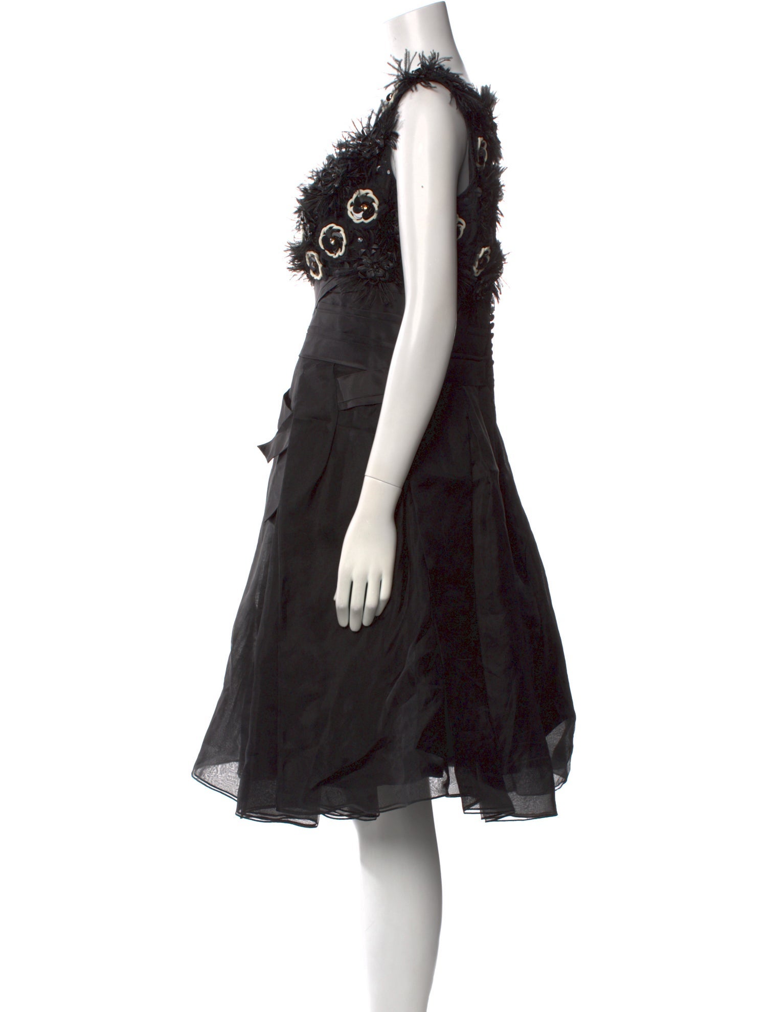 Carolina Herrera Silk Knee-Length Dress