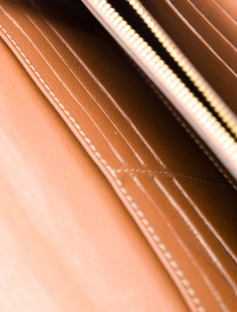 CH Carolina Herrera Leather Continental Wallet