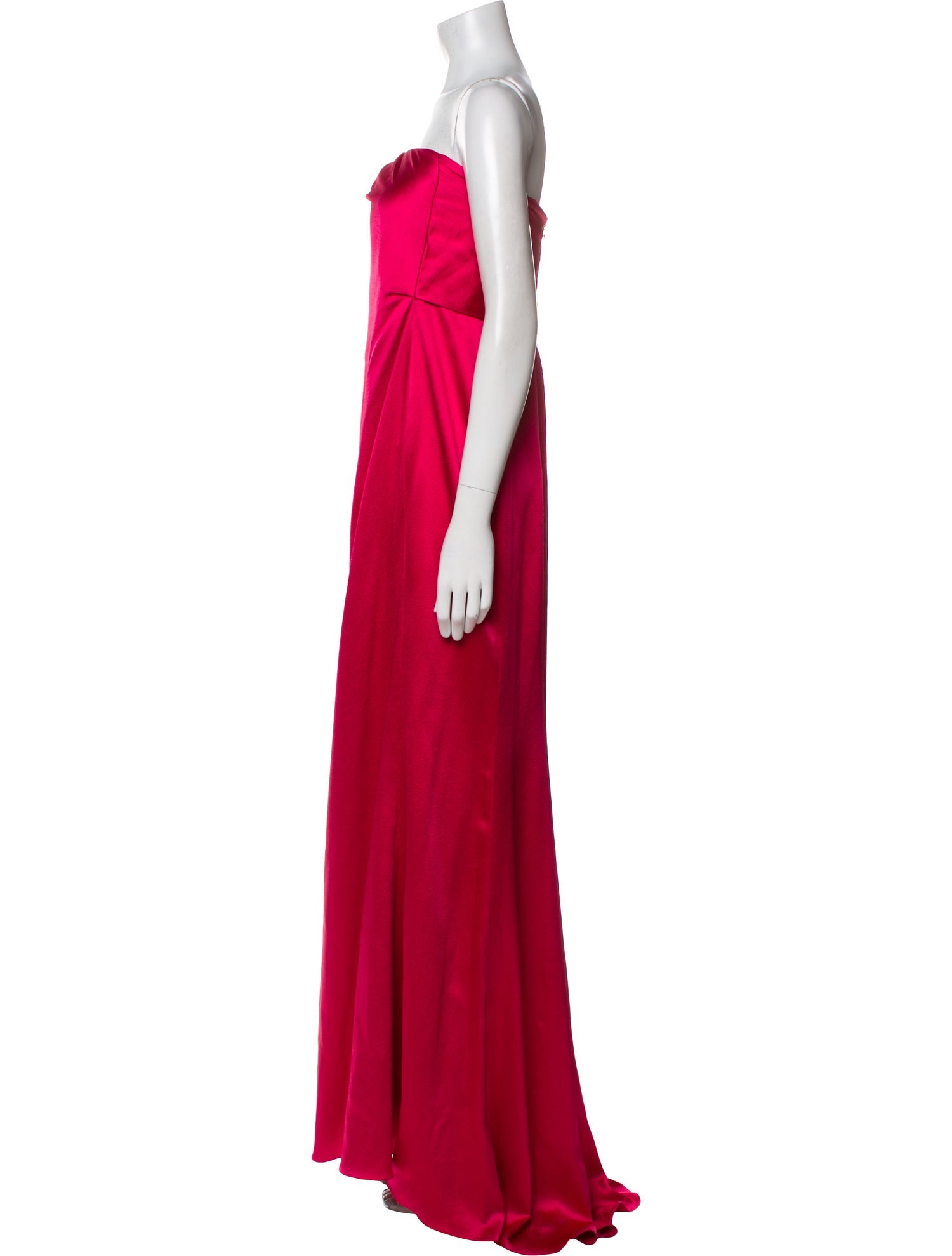 Carolina Herrera Strapless Long Dress