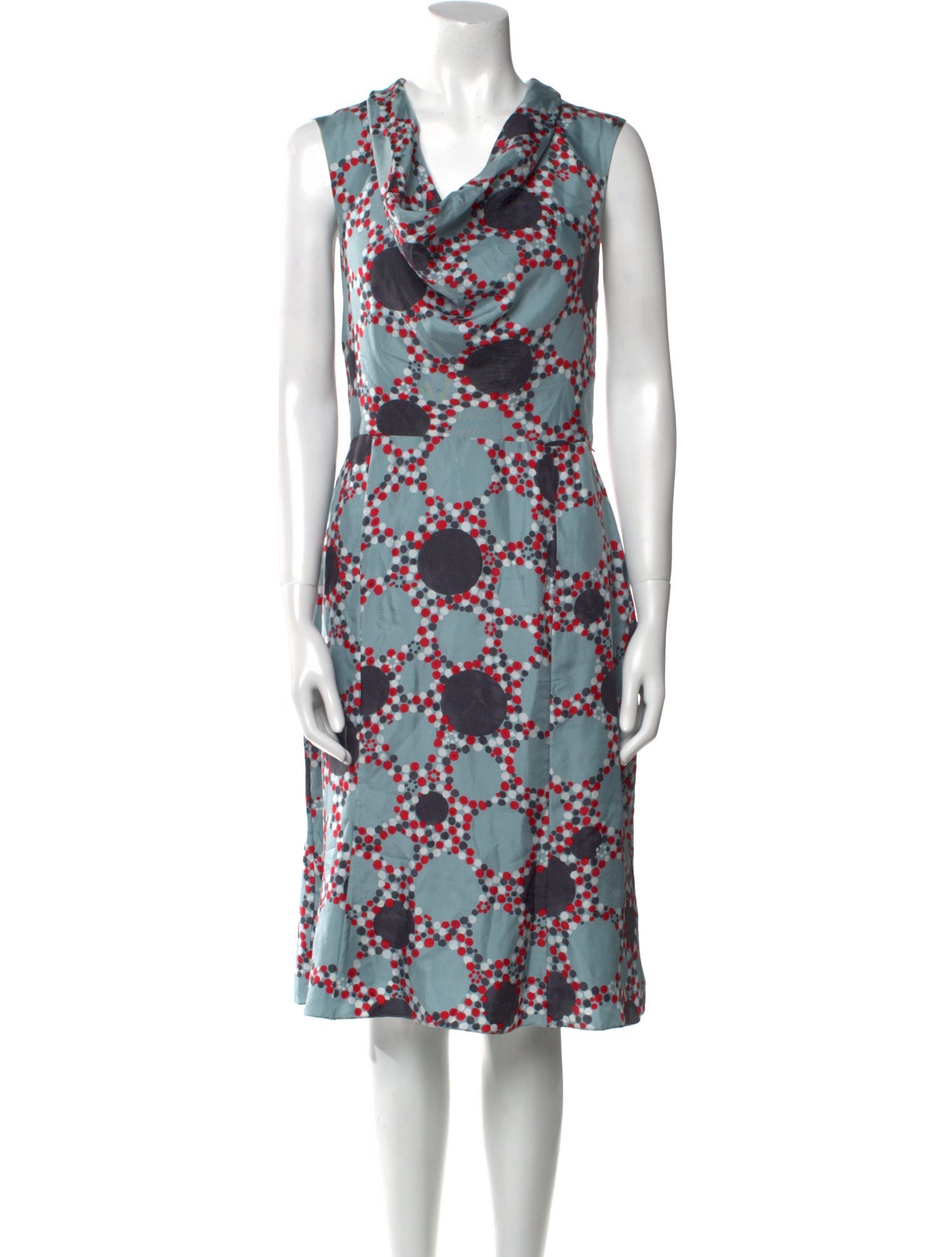 Carolina Herrera Silk Knee-Length Dress