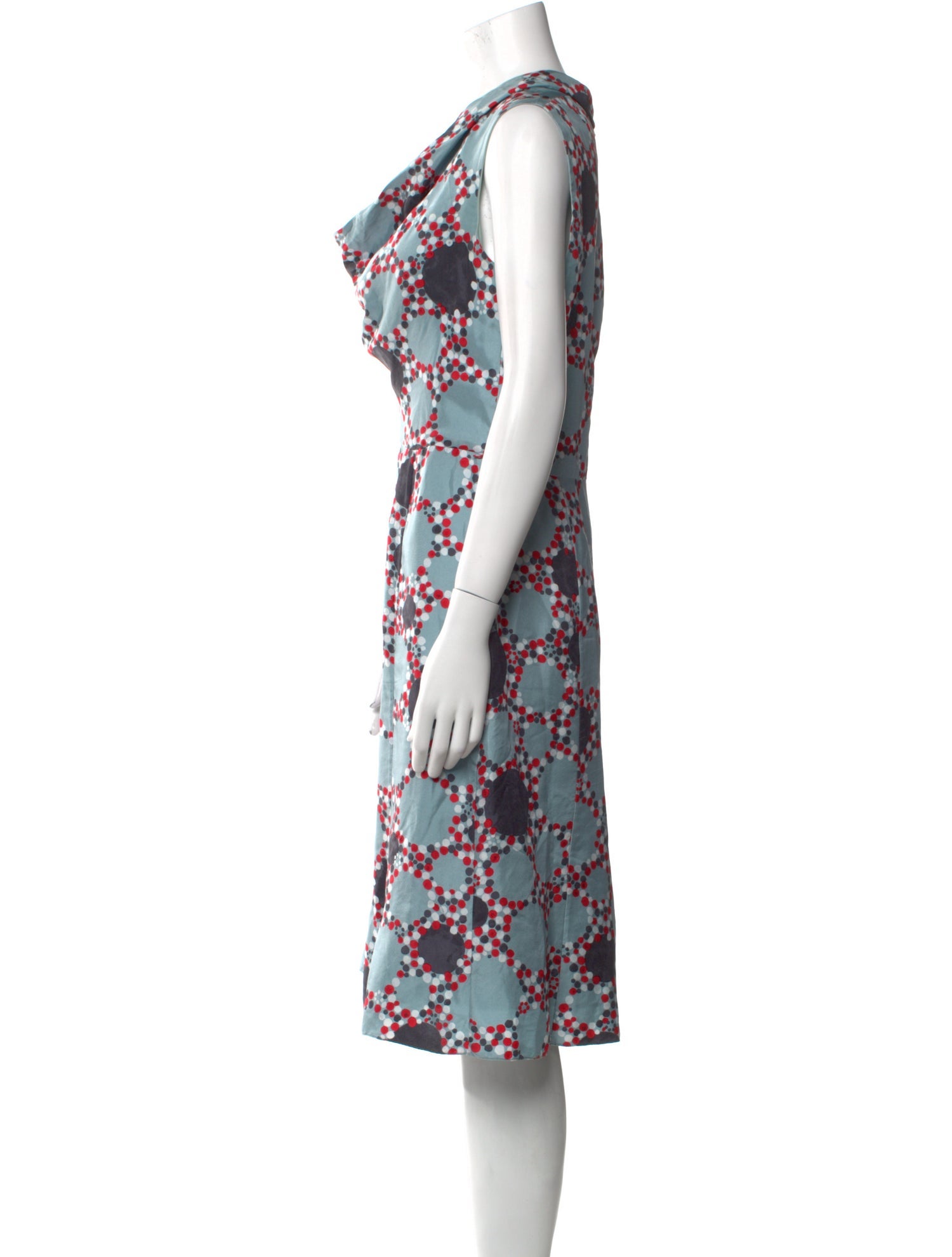 Carolina Herrera Silk Knee-Length Dress