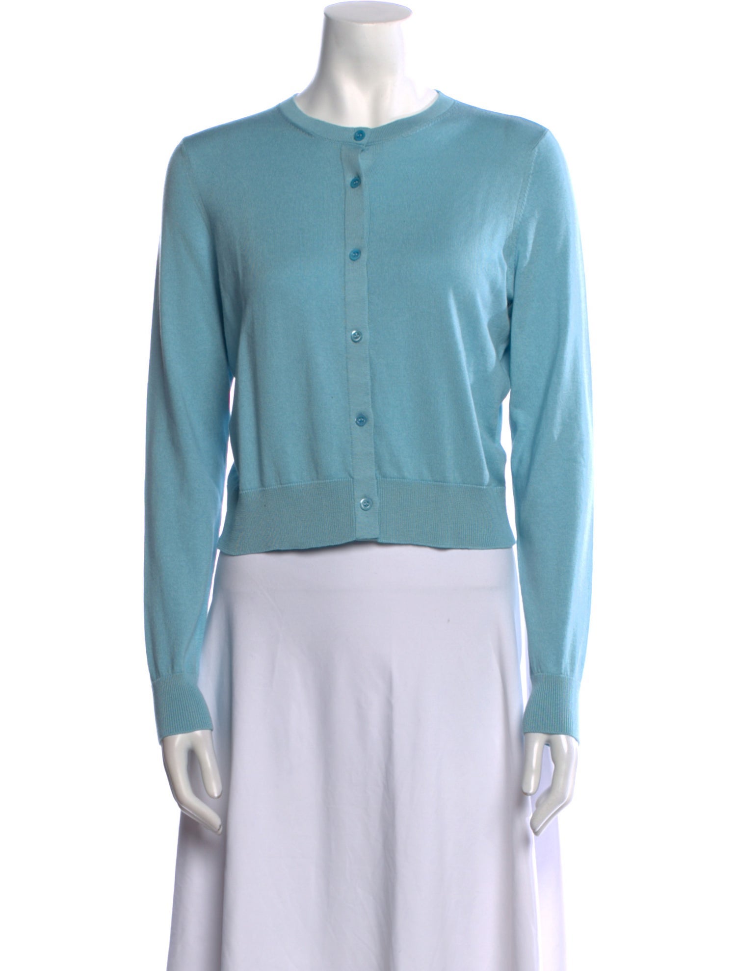 Carolina Herrera Silk Crew Neck Sweater w/ Tags