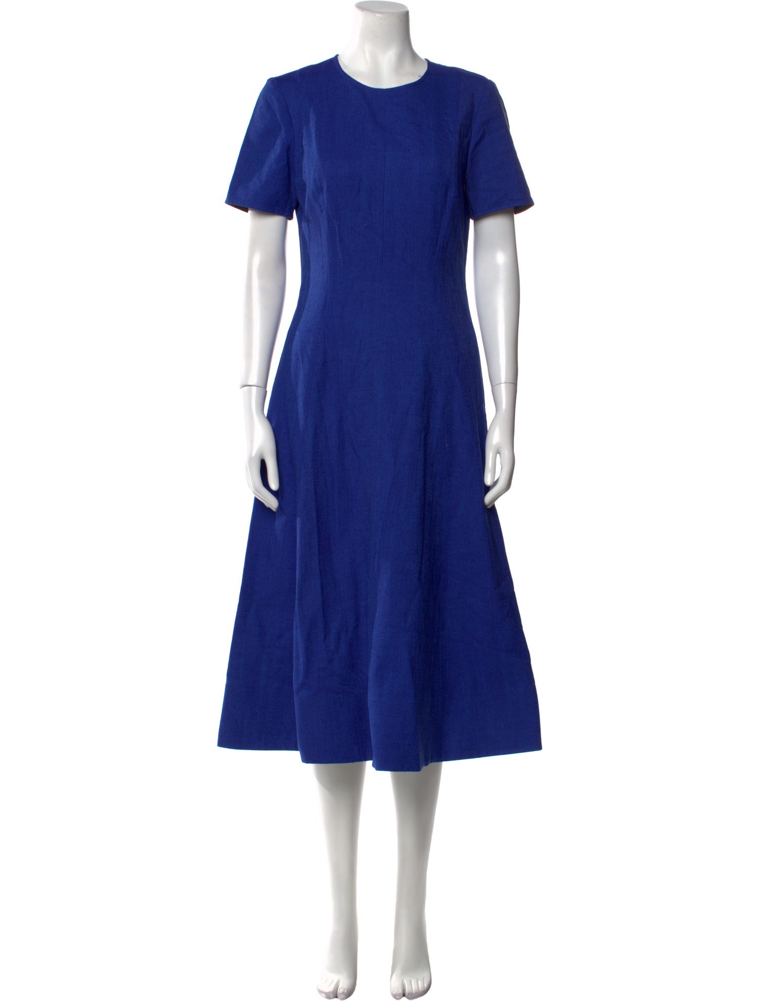 Carolina Herrera Crew Neck Midi Length Dress