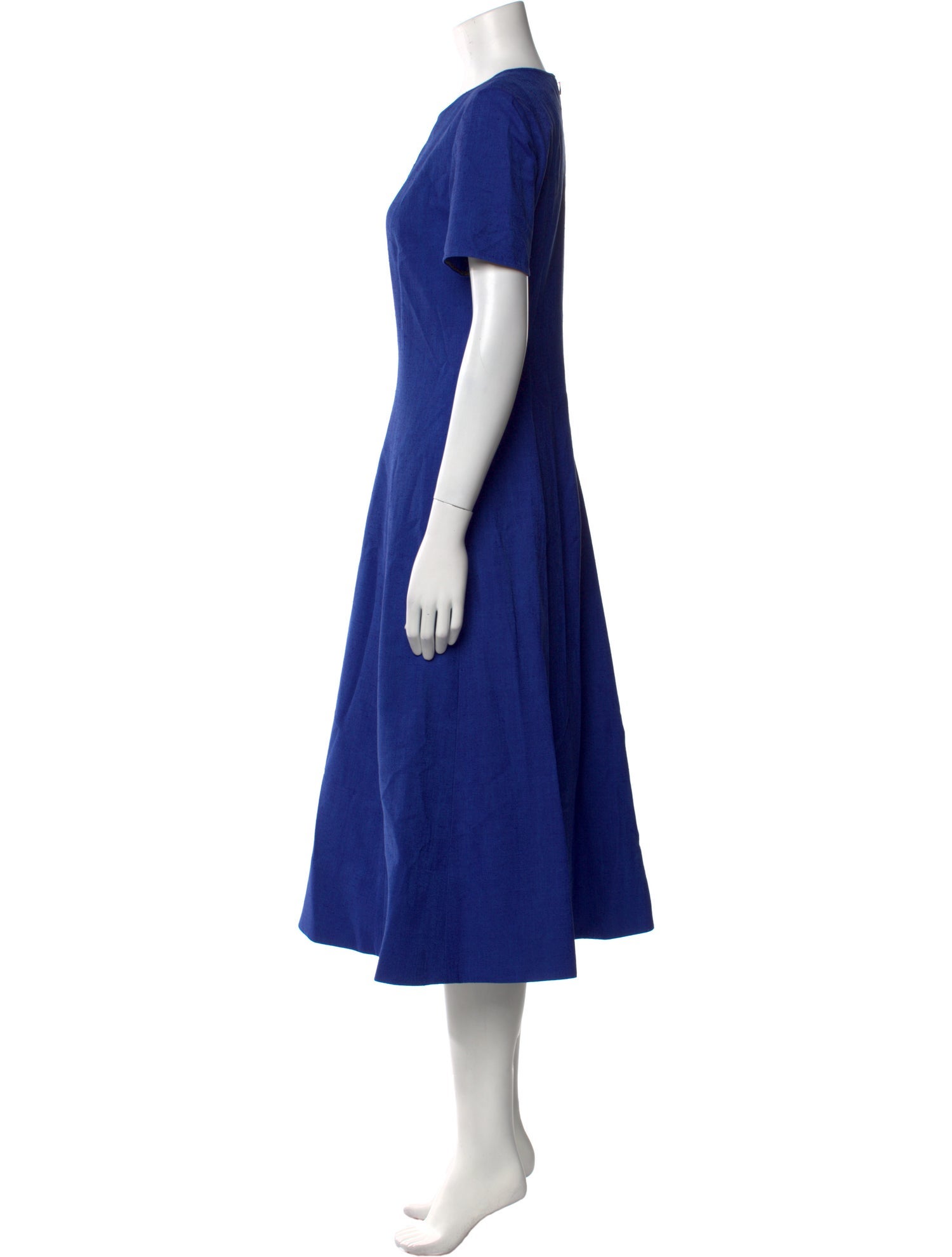 Carolina Herrera Crew Neck Midi Length Dress