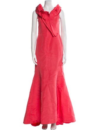 Carolina Herrera Silk Long Dress