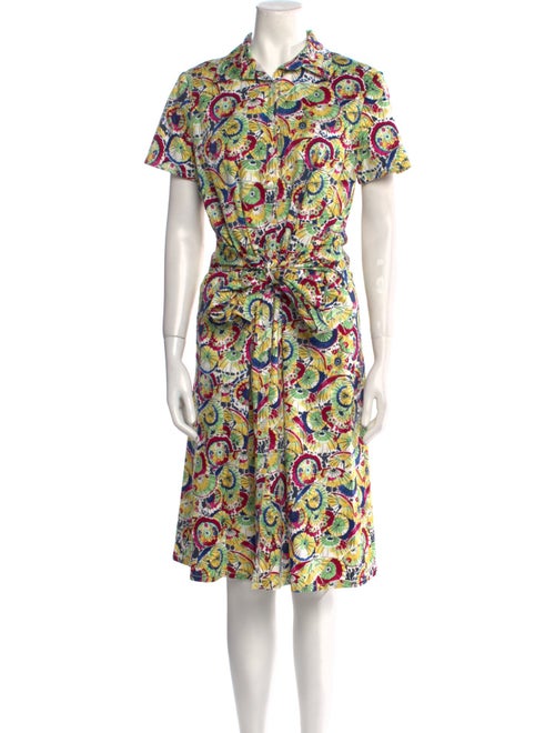 Carolina Herrera Printed Midi Length Dress