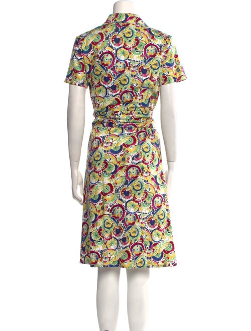 Carolina Herrera Printed Midi Length Dress