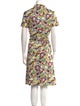 Carolina Herrera Printed Midi Length Dress
