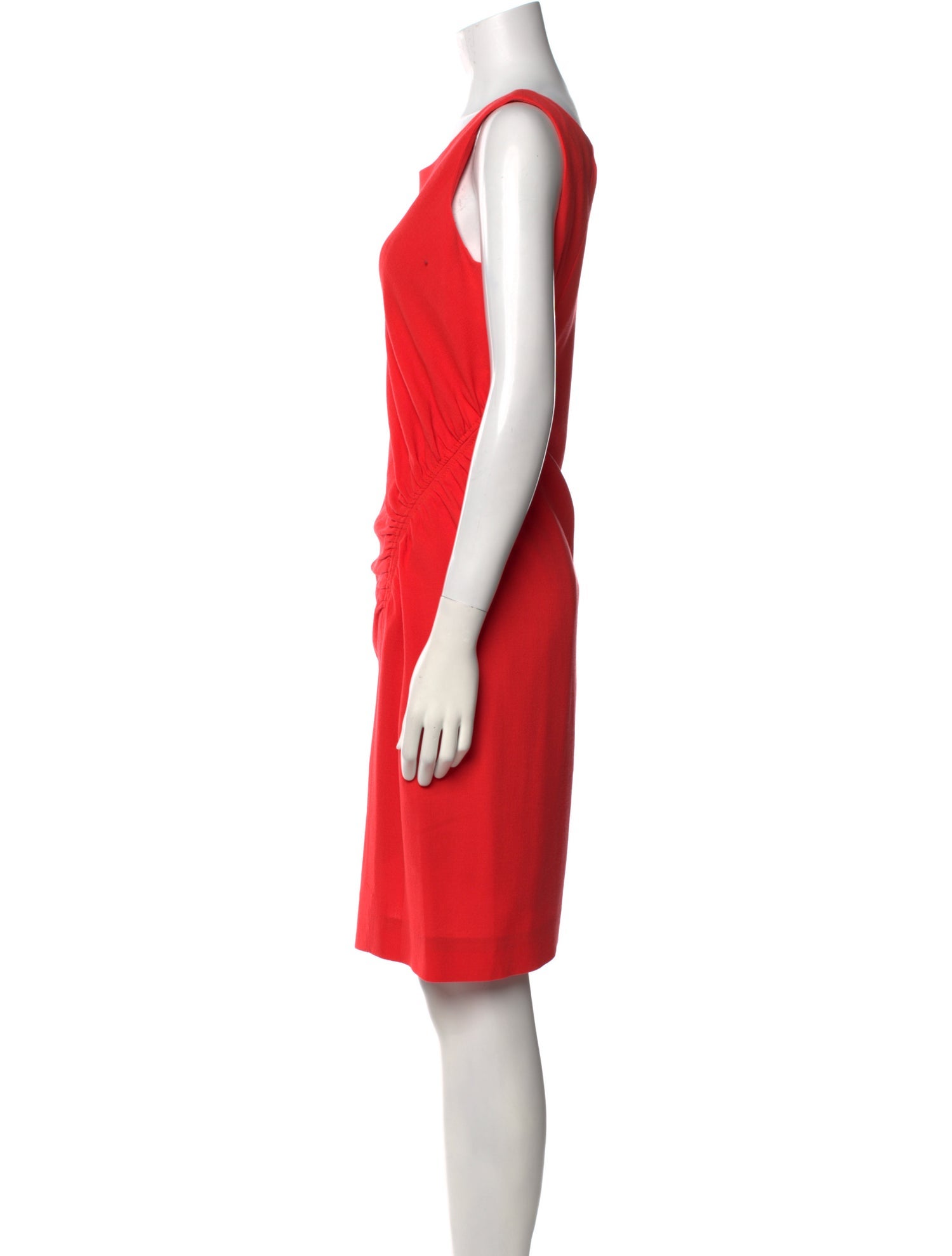Carolina Herrera Scoop Neck Knee-Length Dress