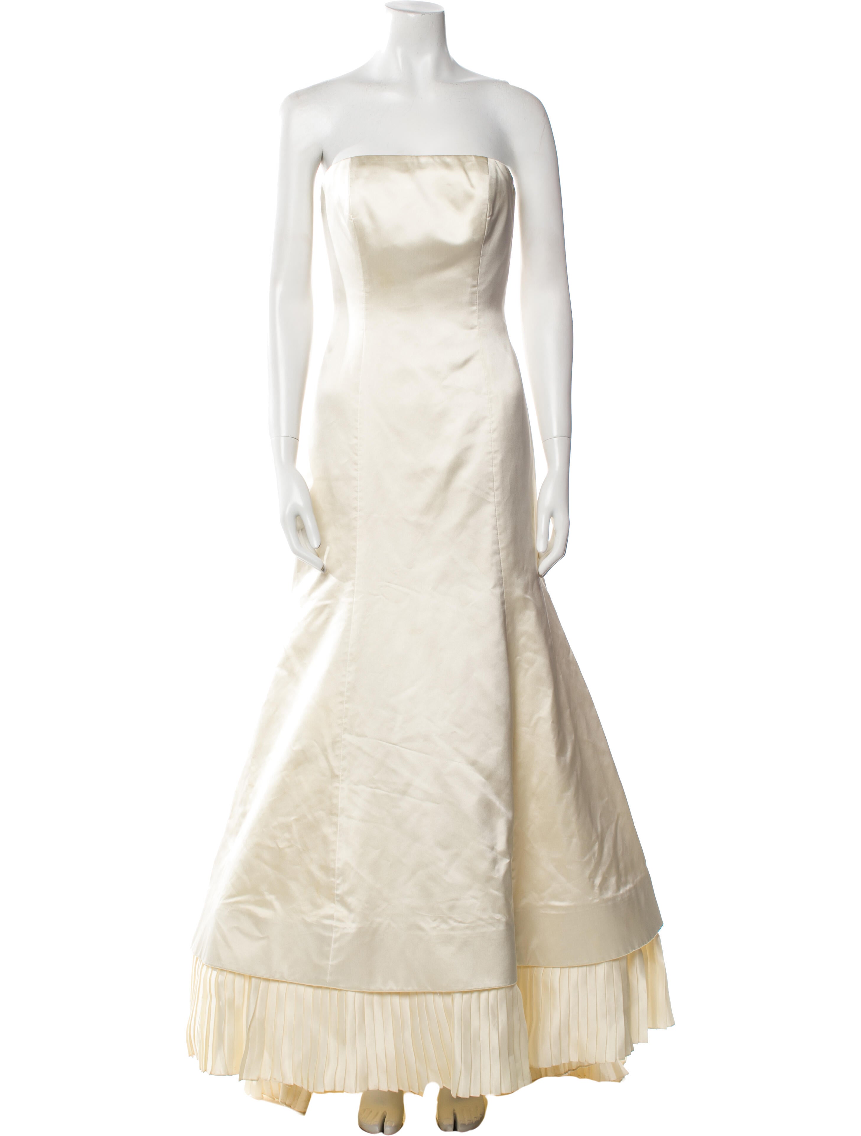 Carolina Herrera Strapless Long Dress