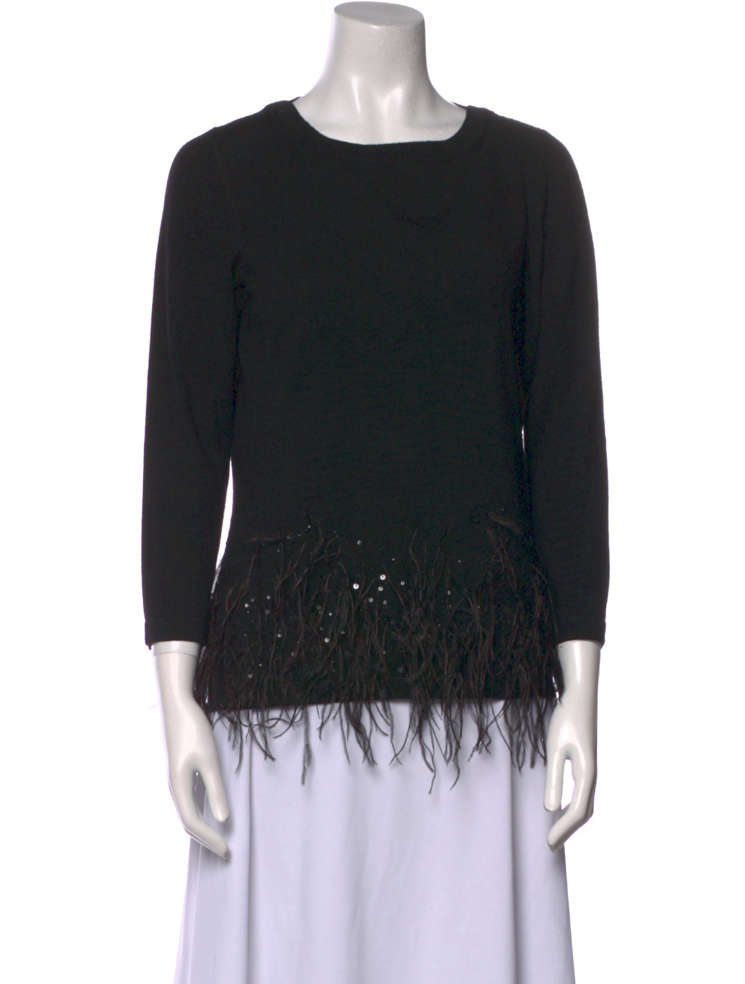 Carolina Herrera Scoop Neck Sweater