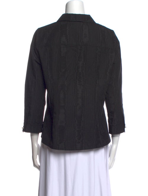 Carolina Herrera Three-Quarter Sleeve Button-Up Top