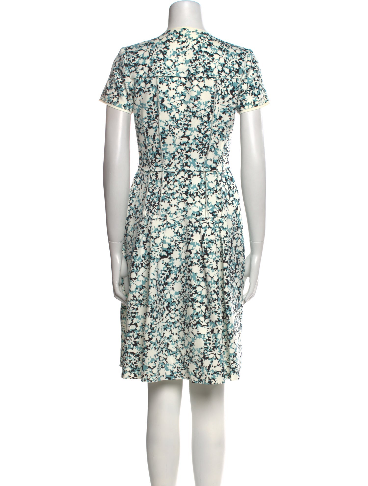 Carolina Herrera Floral Print Knee-Length Dress
