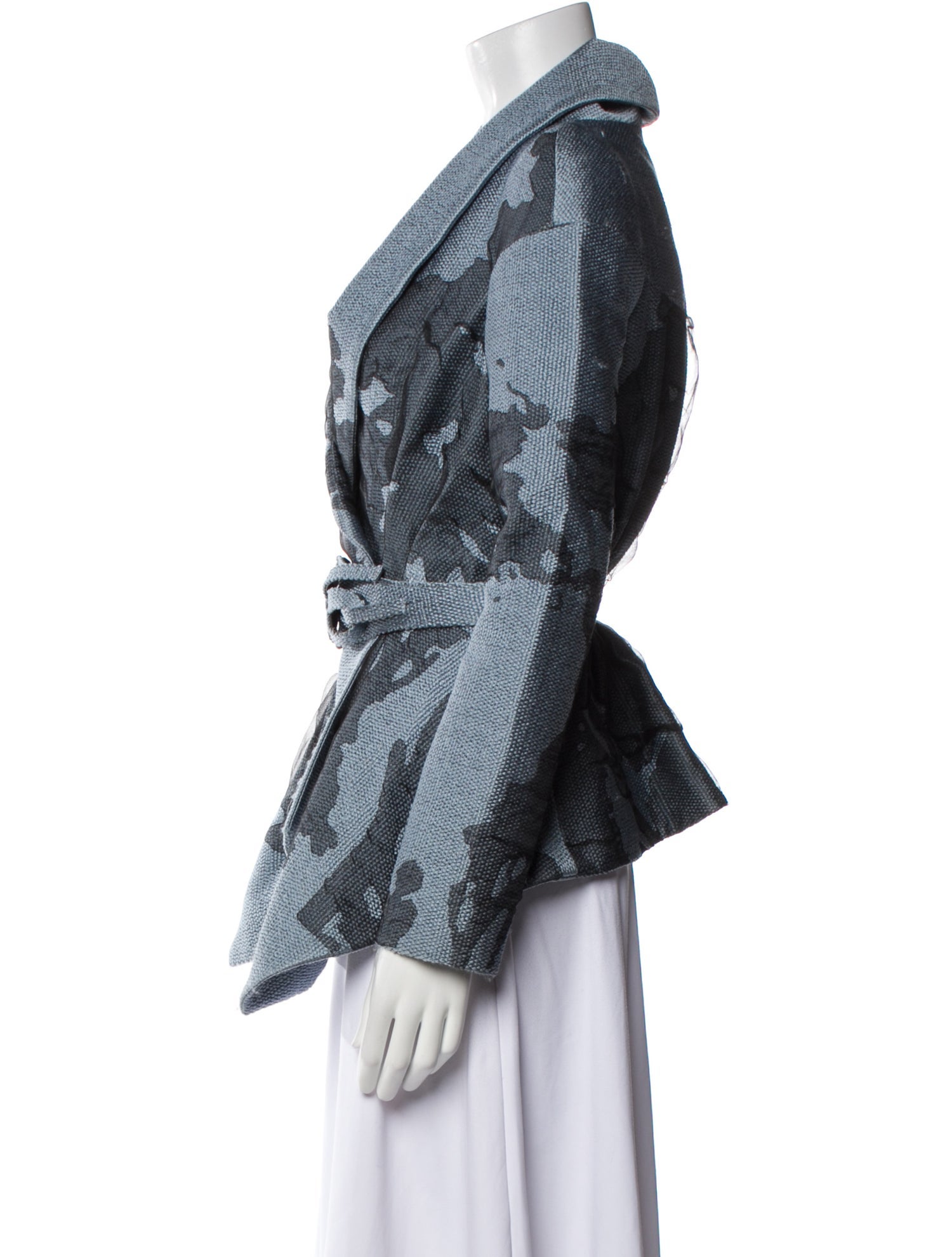 Carolina Herrera Plaid Print Jacket