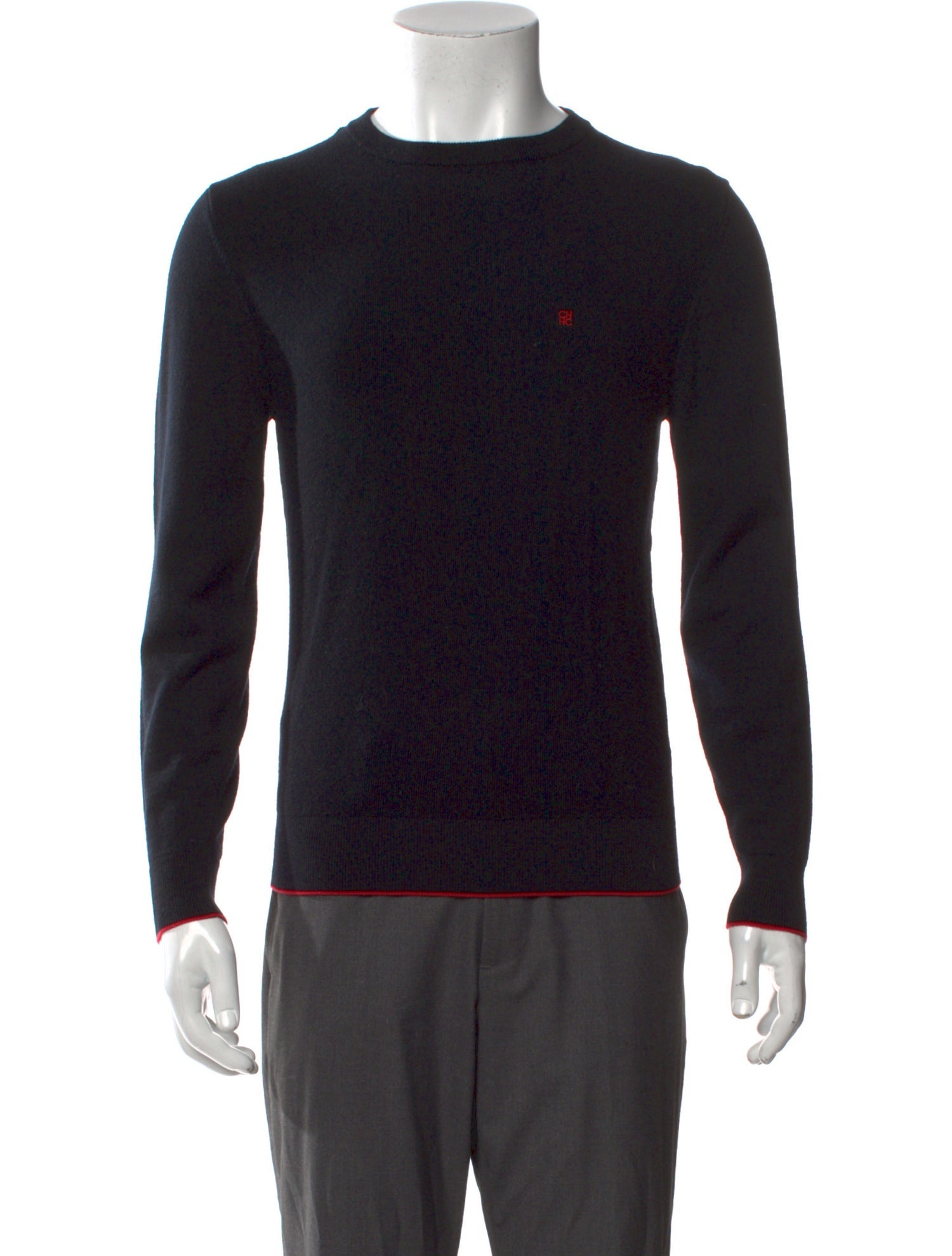 Carolina Herrera Merino Wool Crew Neck Pullover