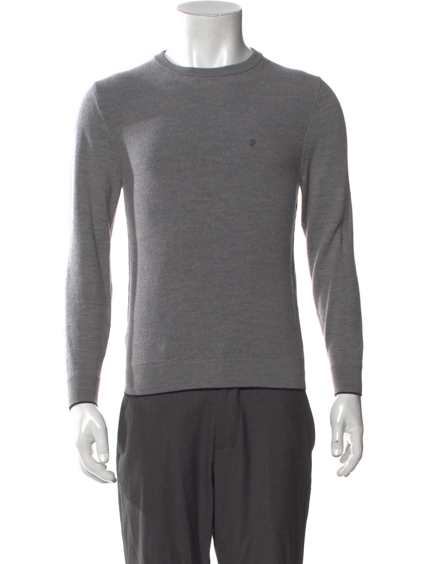 Carolina Herrera Merino Wool Crew Neck Pullover