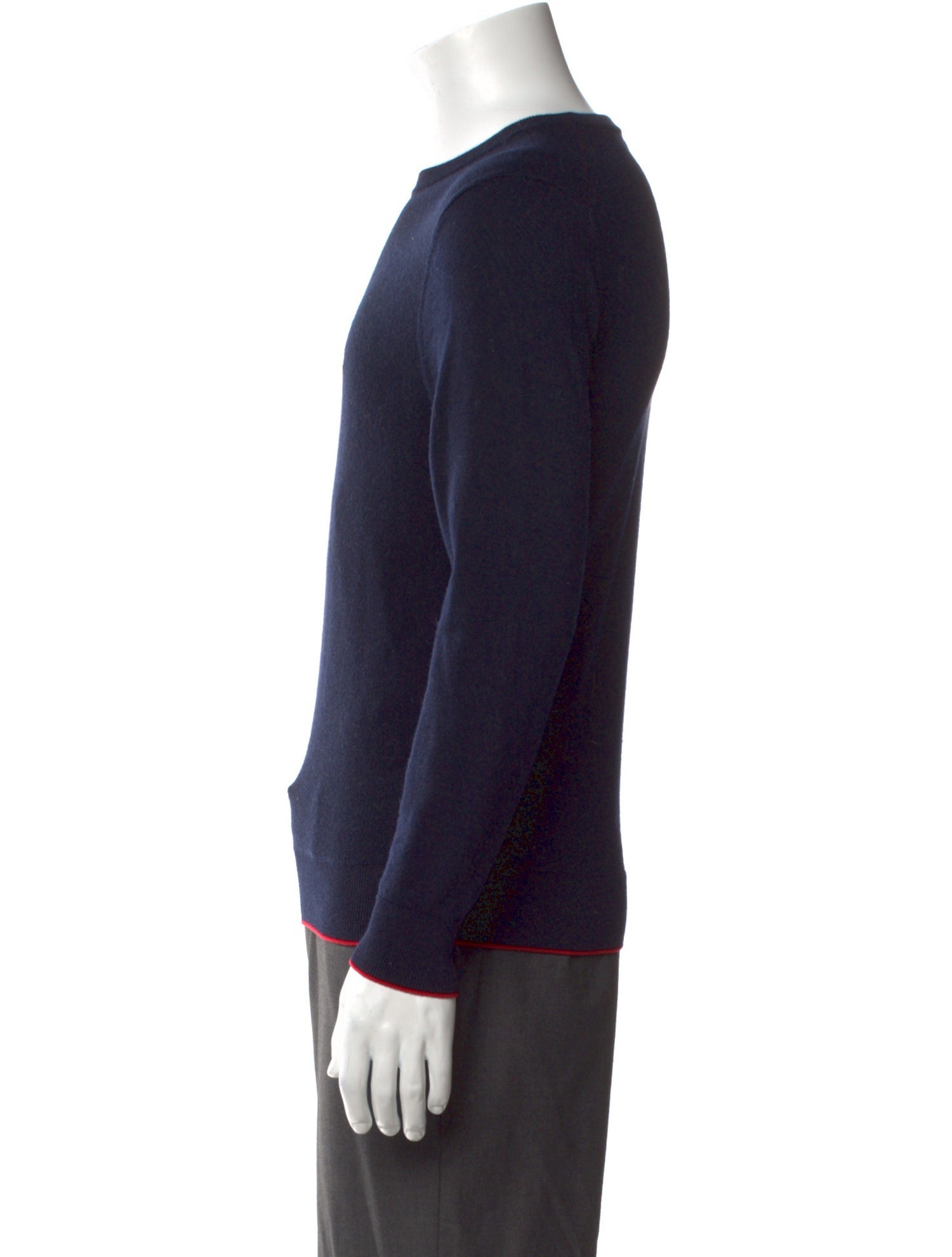 CH Carolina Herrera Merino Wool Crew Neck Pullover